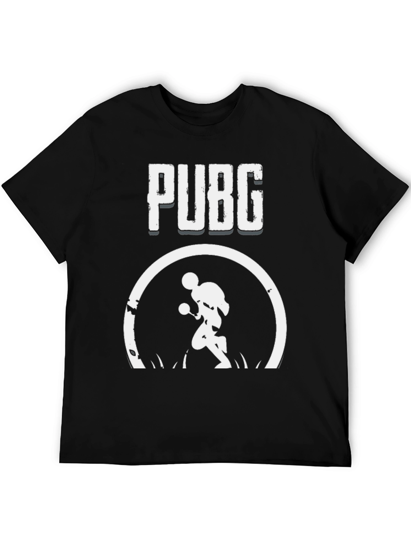 PUBG Player Black Graphic Tee