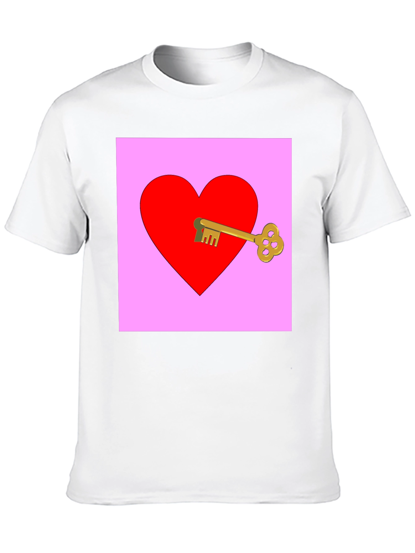 Key to My Heart Graphic Tee - Black