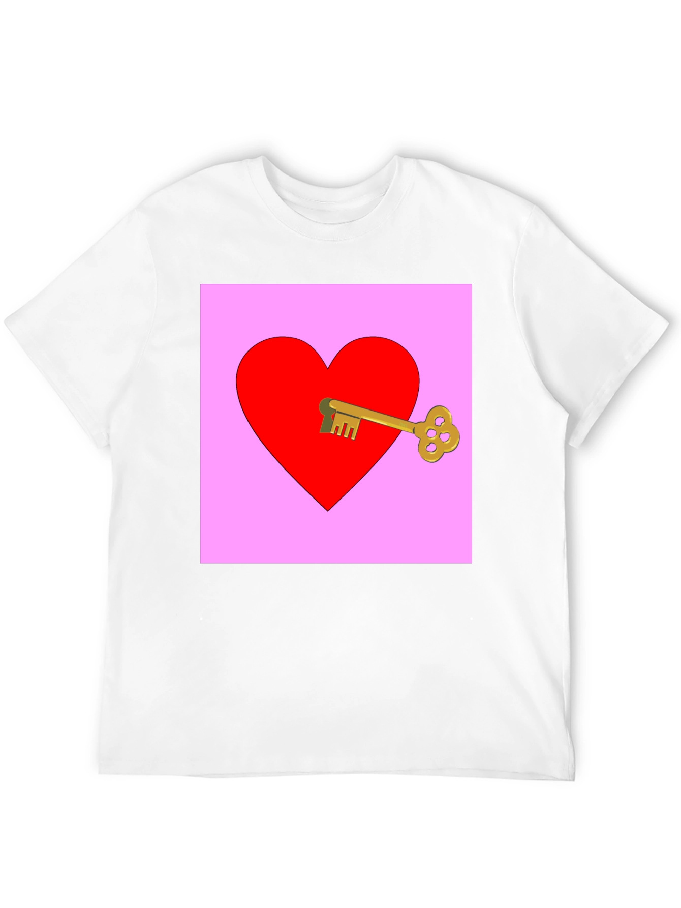 Key to My Heart Graphic Tee - Black