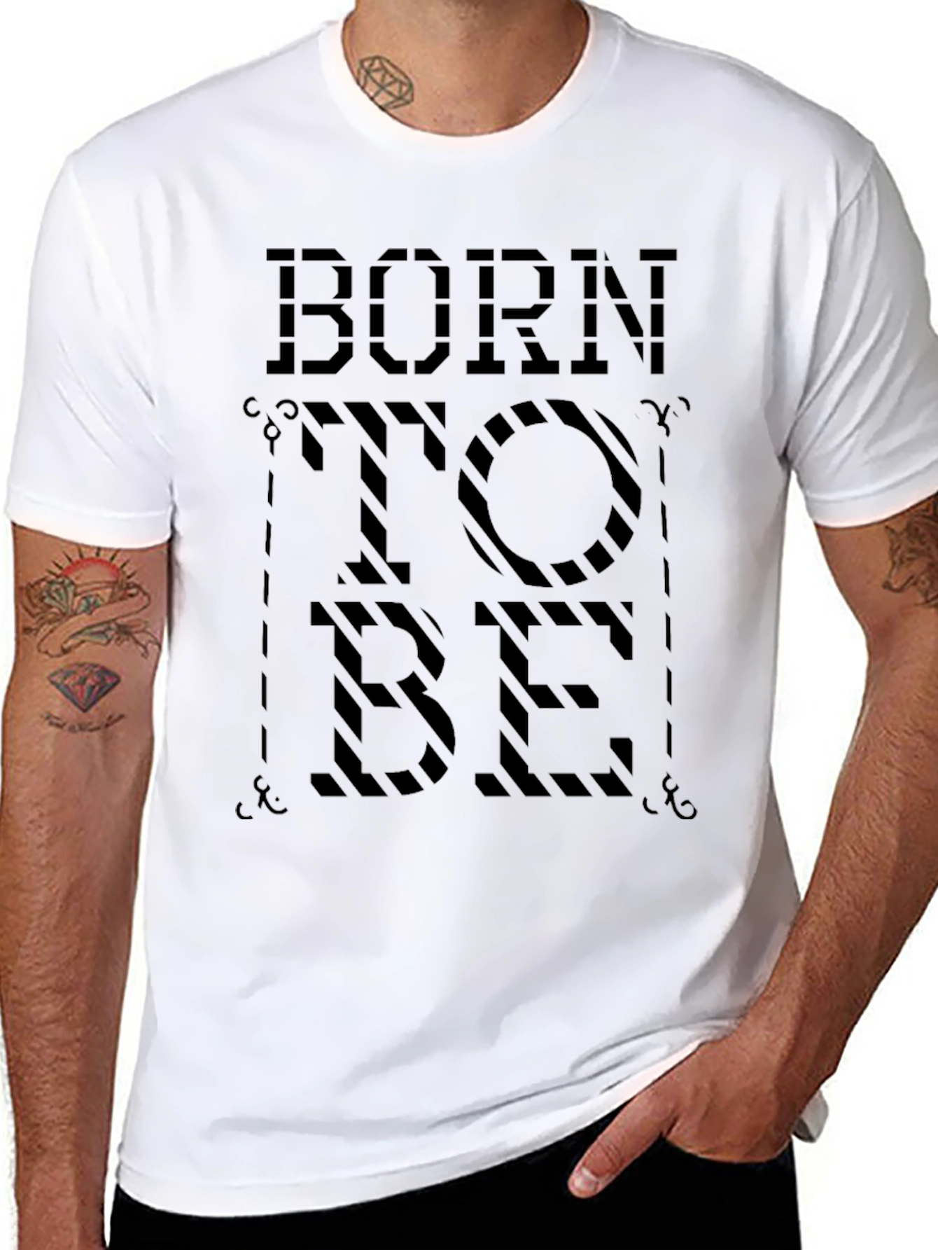 Born To Be T-Shirt - Stylish Graphic Tee