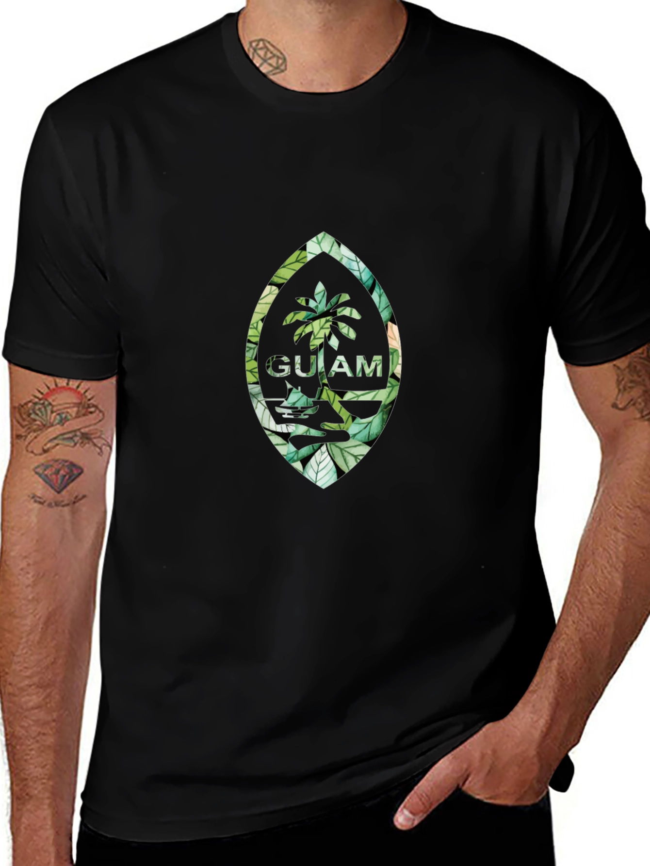 Guam Island Style Graphic T-Shirt