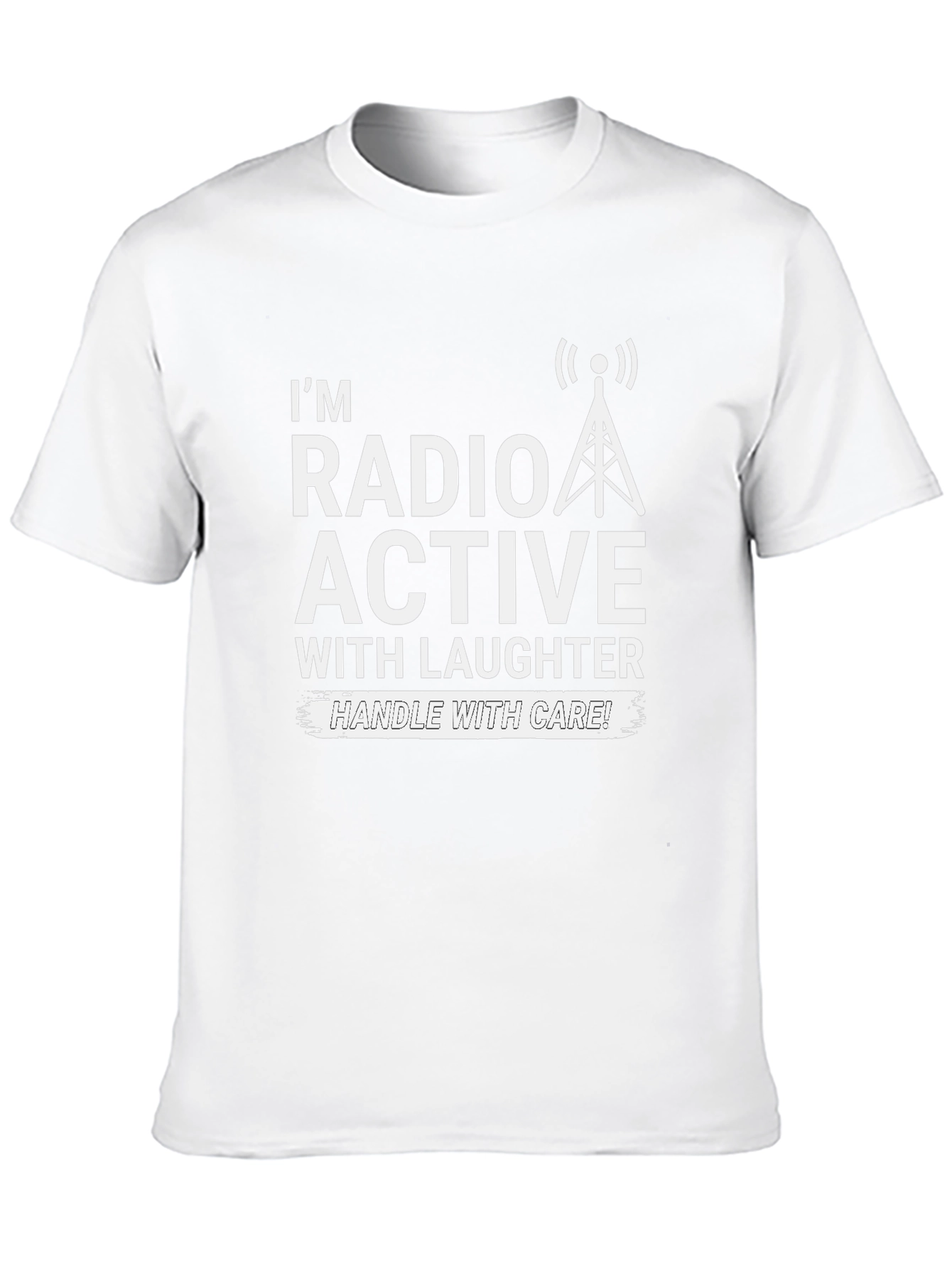 Radio Active Laughter Black T-Shirt