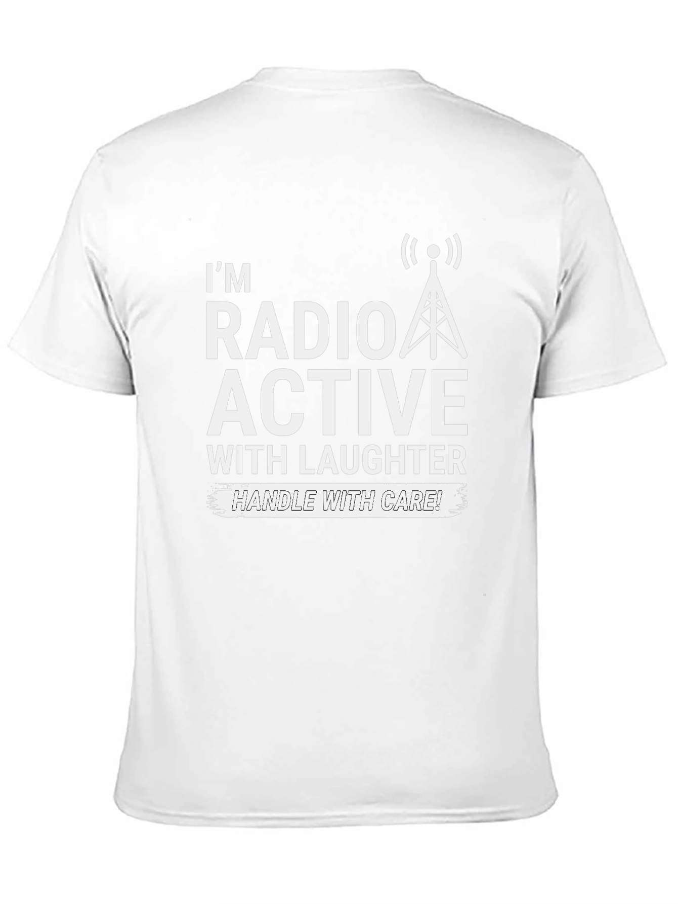 Radio Active Laughter Black T-Shirt