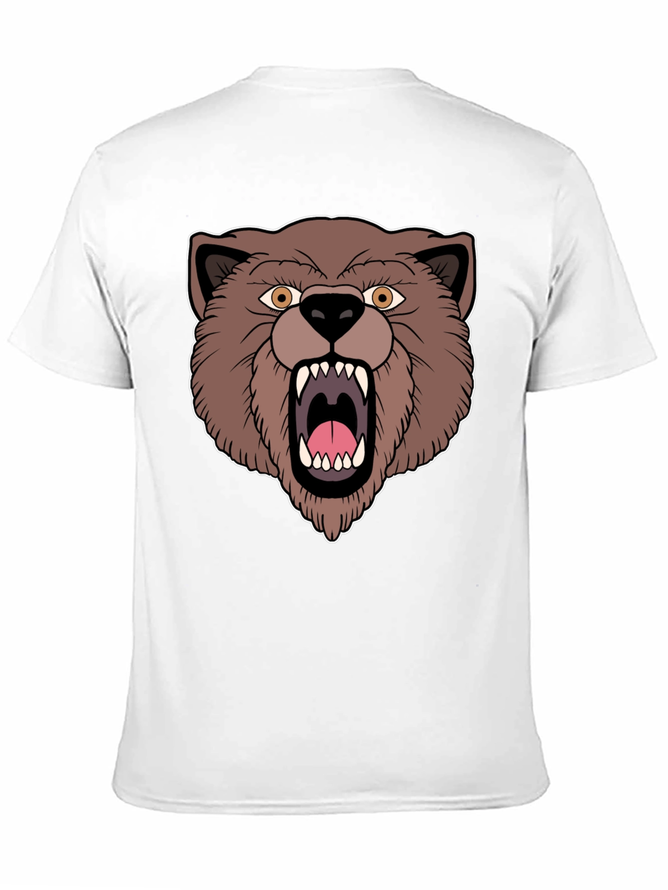 Grizzly Bear Graphic T-Shirt - Black
