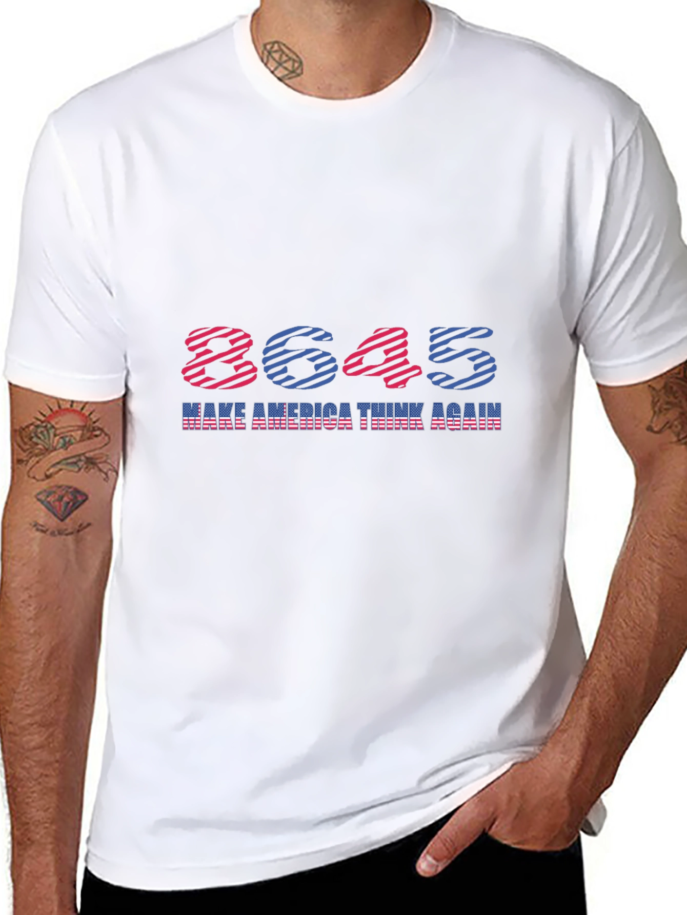 8645 Make America Think Again T-Shirt