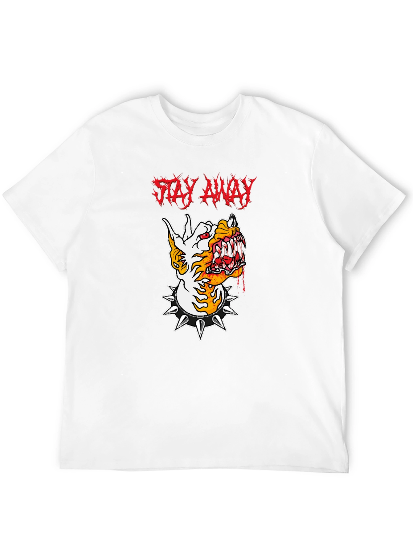 Stay Away Graphic Tee - Mens Black T-Shirt