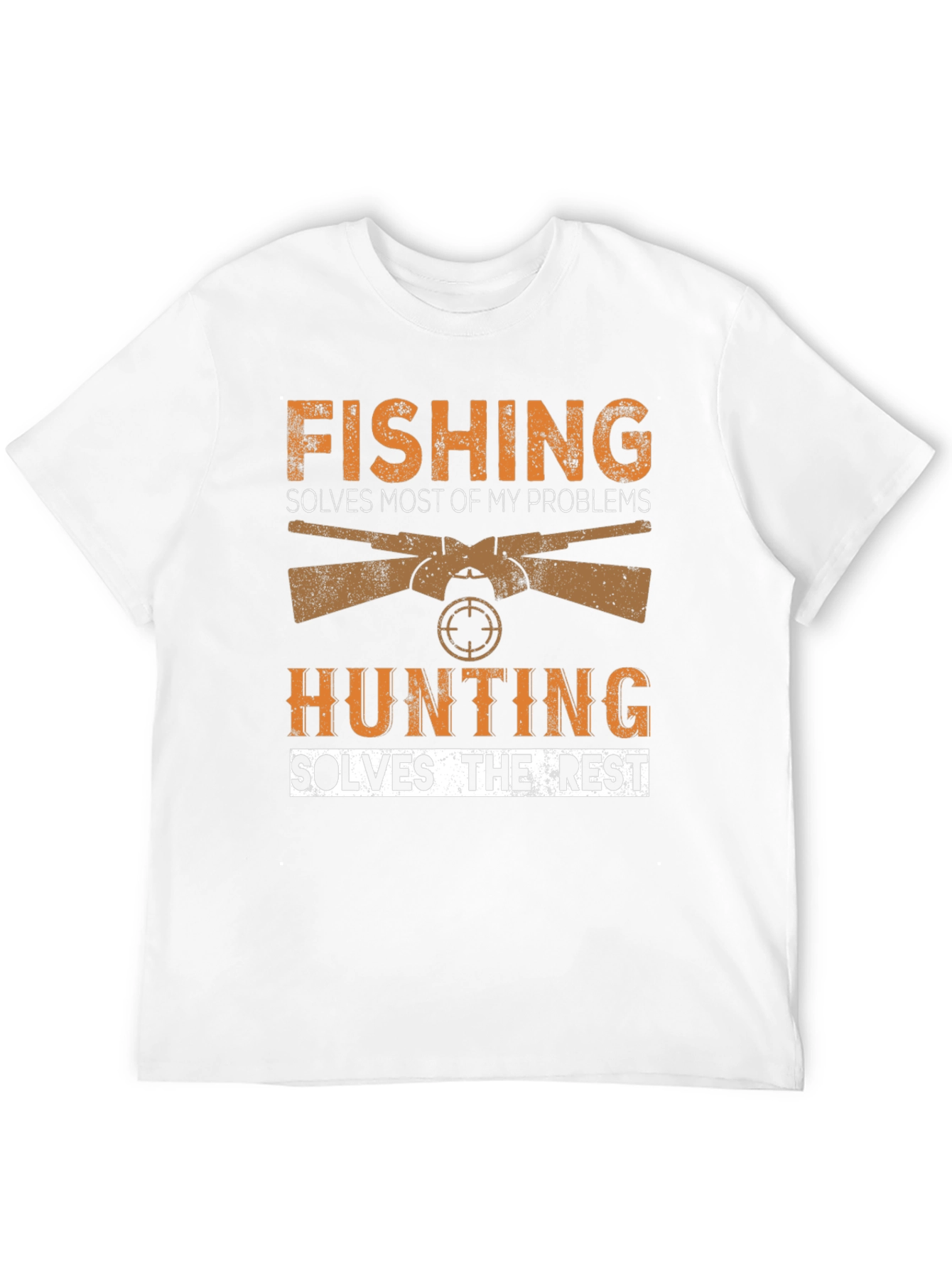 Fishing & Hunting Graphic Tee - Problem Solver