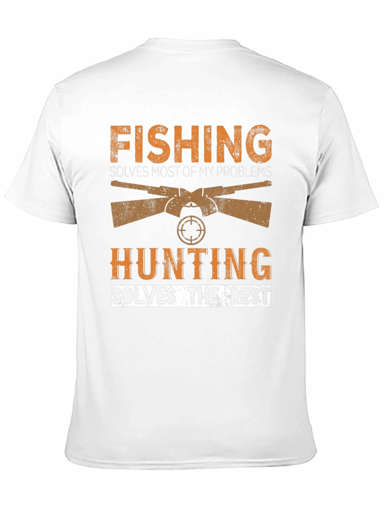 Fishing & Hunting Graphic Tee - Problem Solver