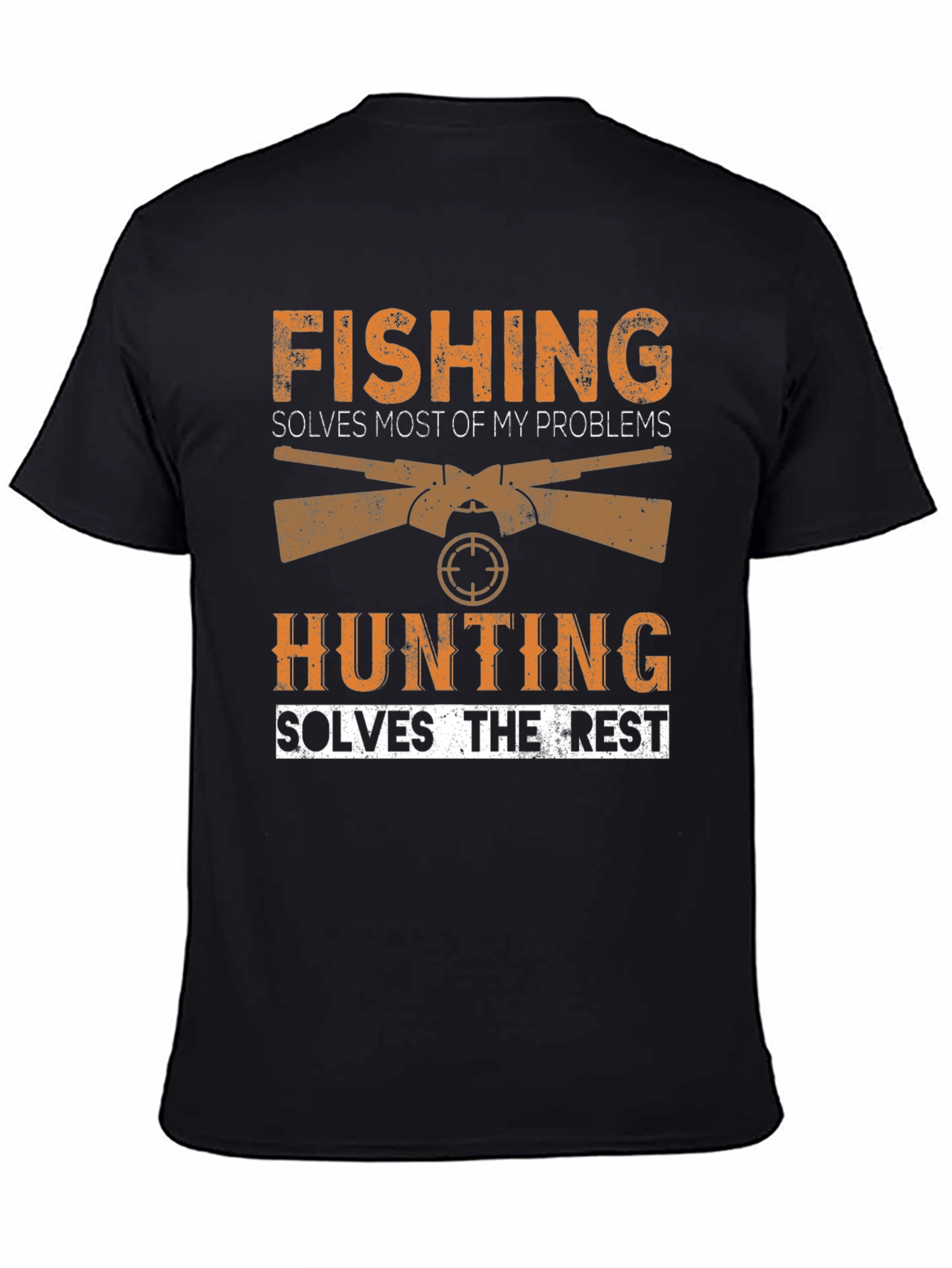 Fishing & Hunting Graphic Tee - Problem Solver