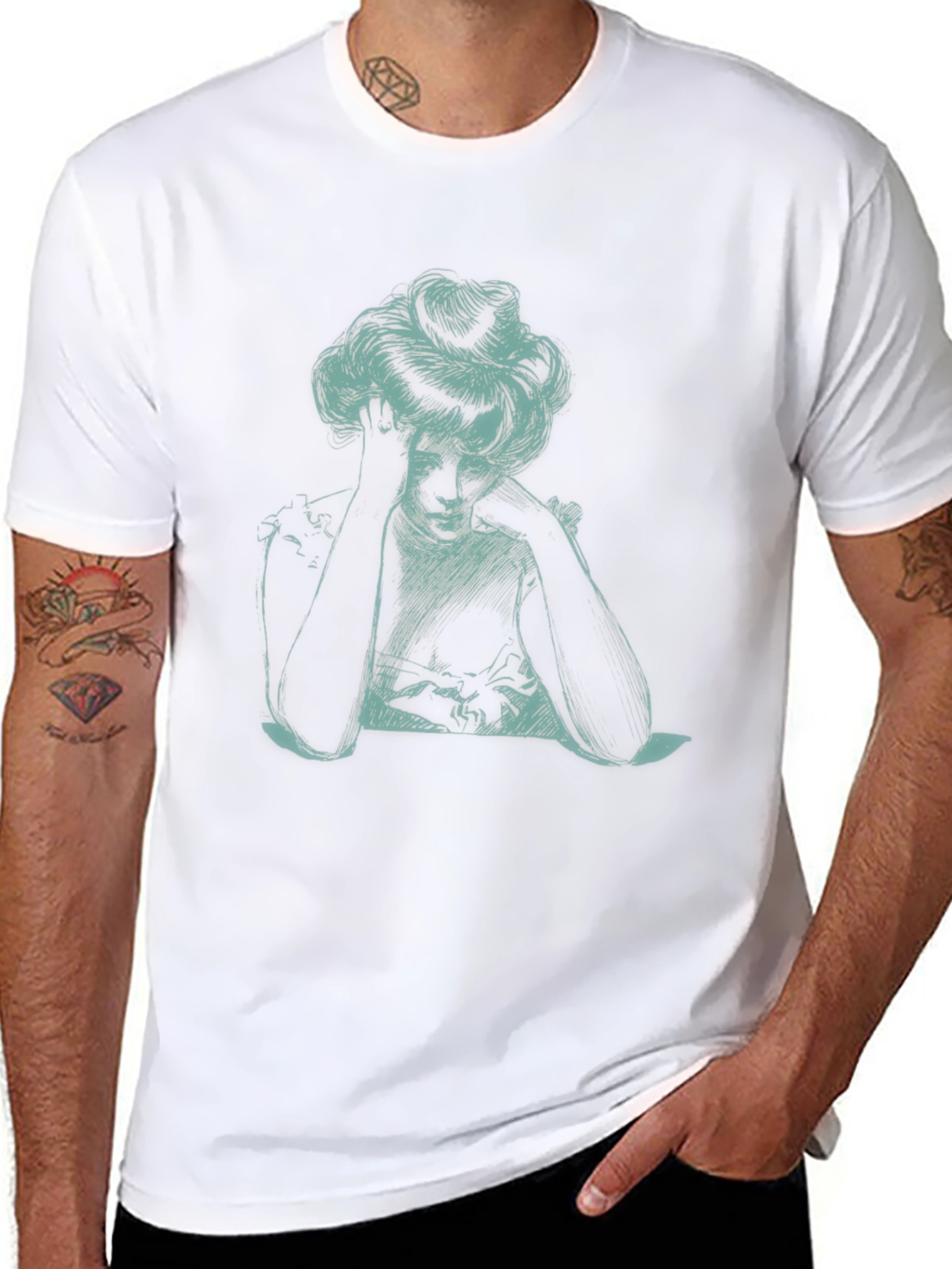 Graphic Tee - Woman Portrait