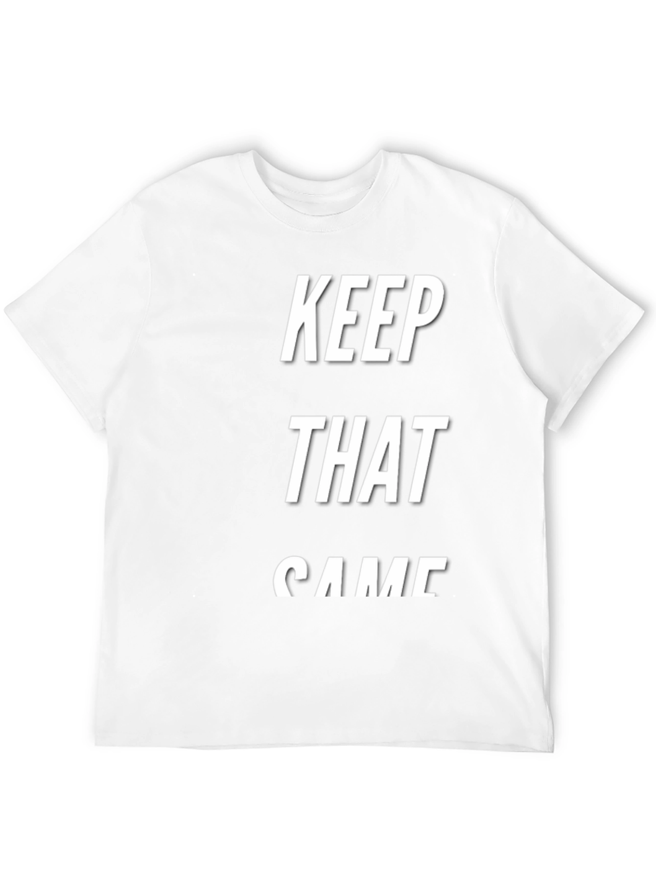Keep That Same Energy Mens Black Tee