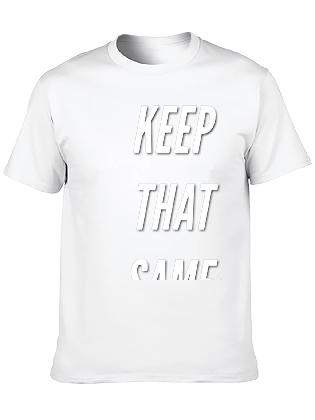 Keep That Same Energy Mens Black Tee