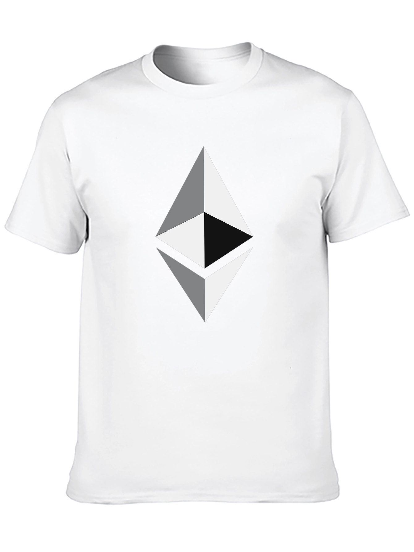 Ethereum Logo Graphic Tee - Black Crypto T-Shirt