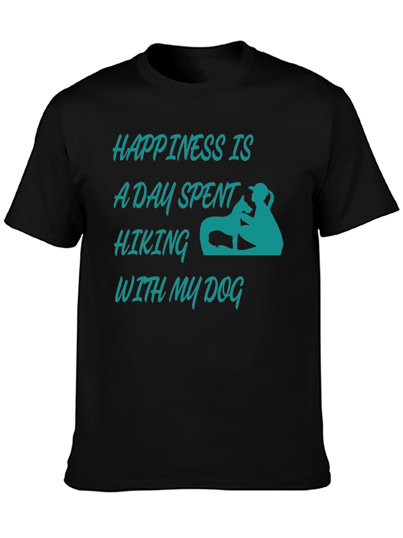Happiness Hiking Dog Graphic Tee