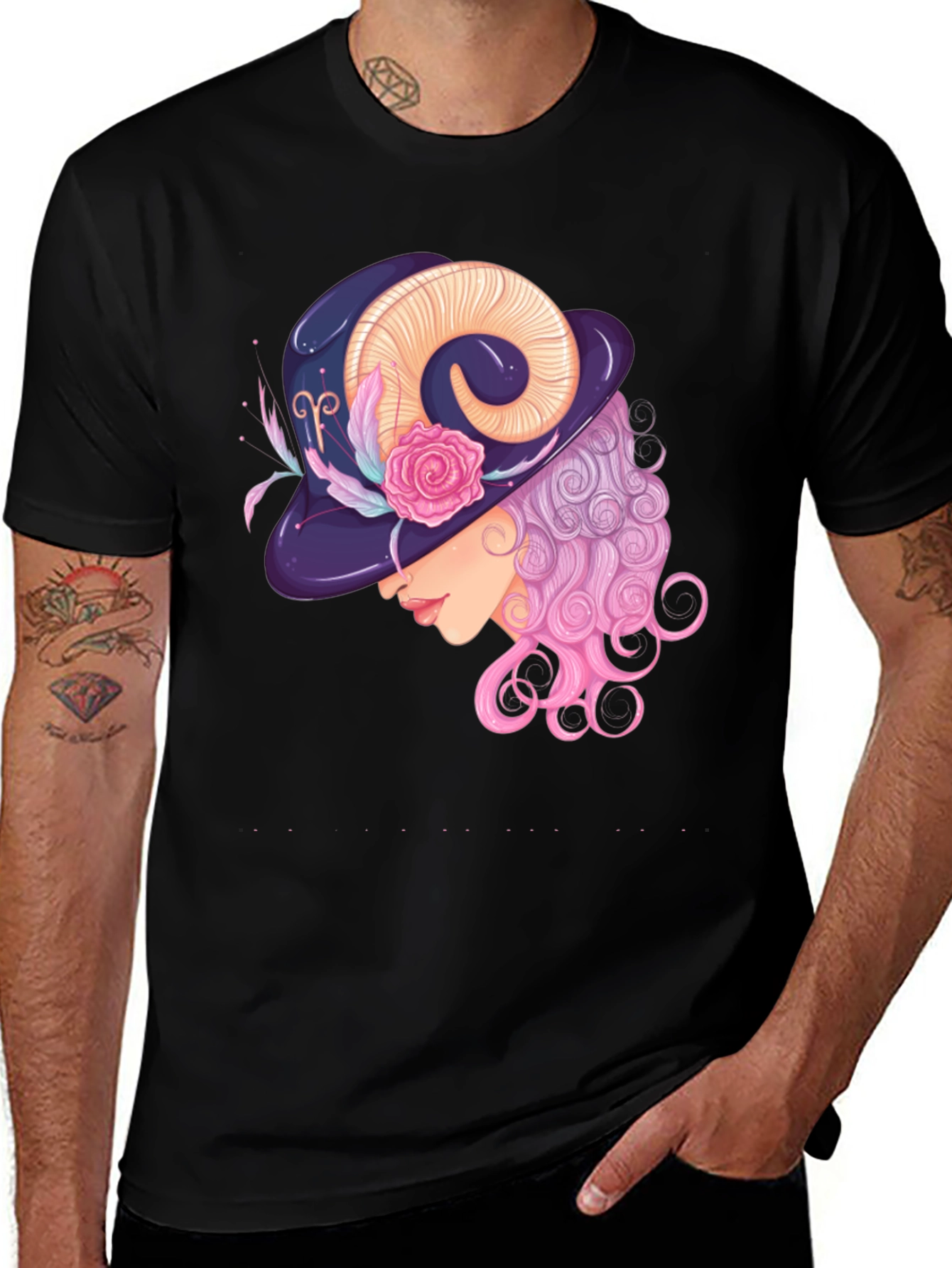 Aries Zodiac Sign T-Shirt