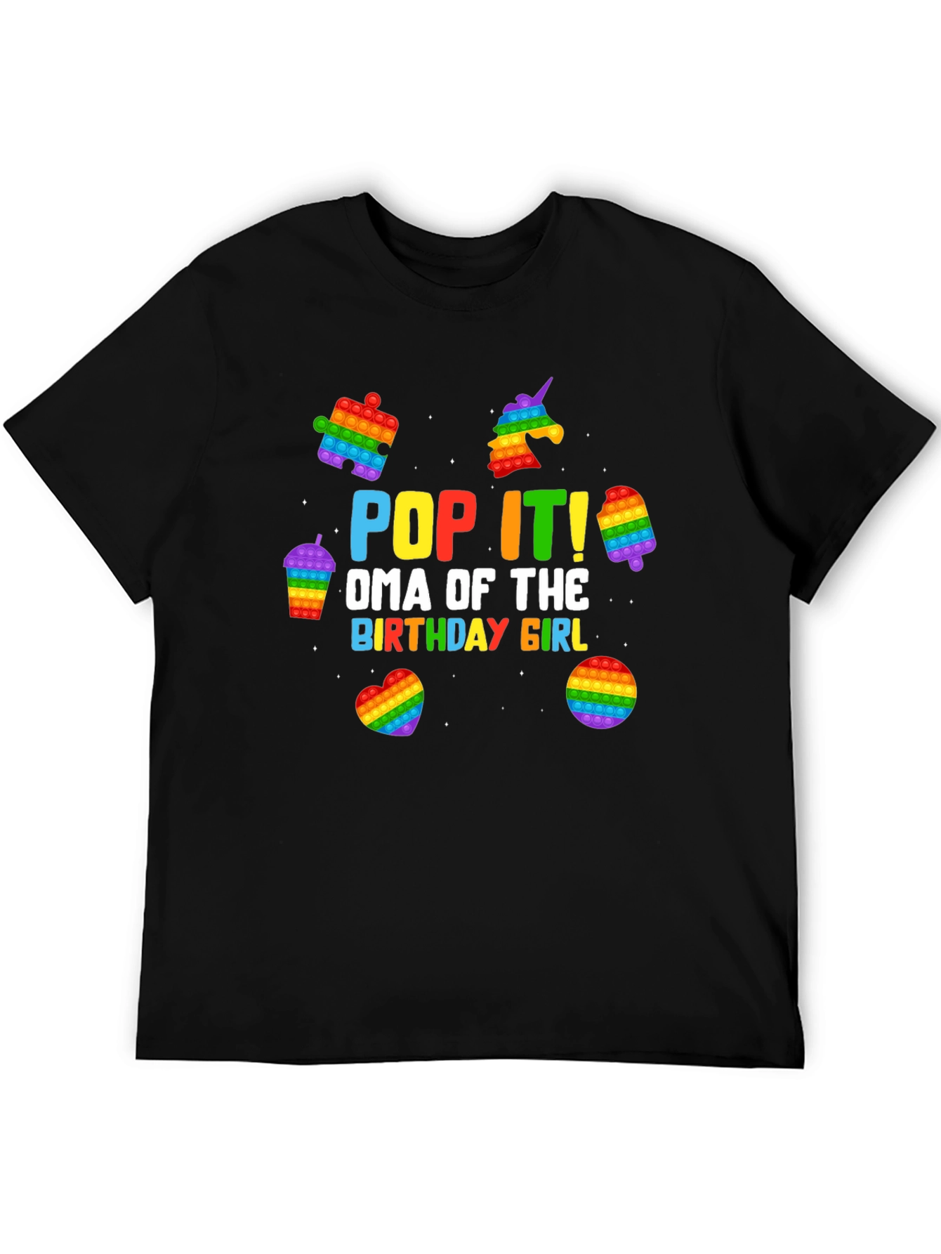 Pop It! Oma Birthday Girl T-Shirt