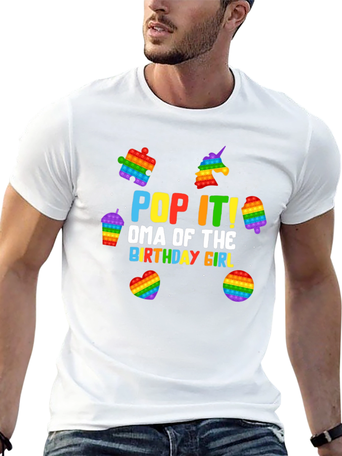 Pop It! Oma Birthday Girl T-Shirt