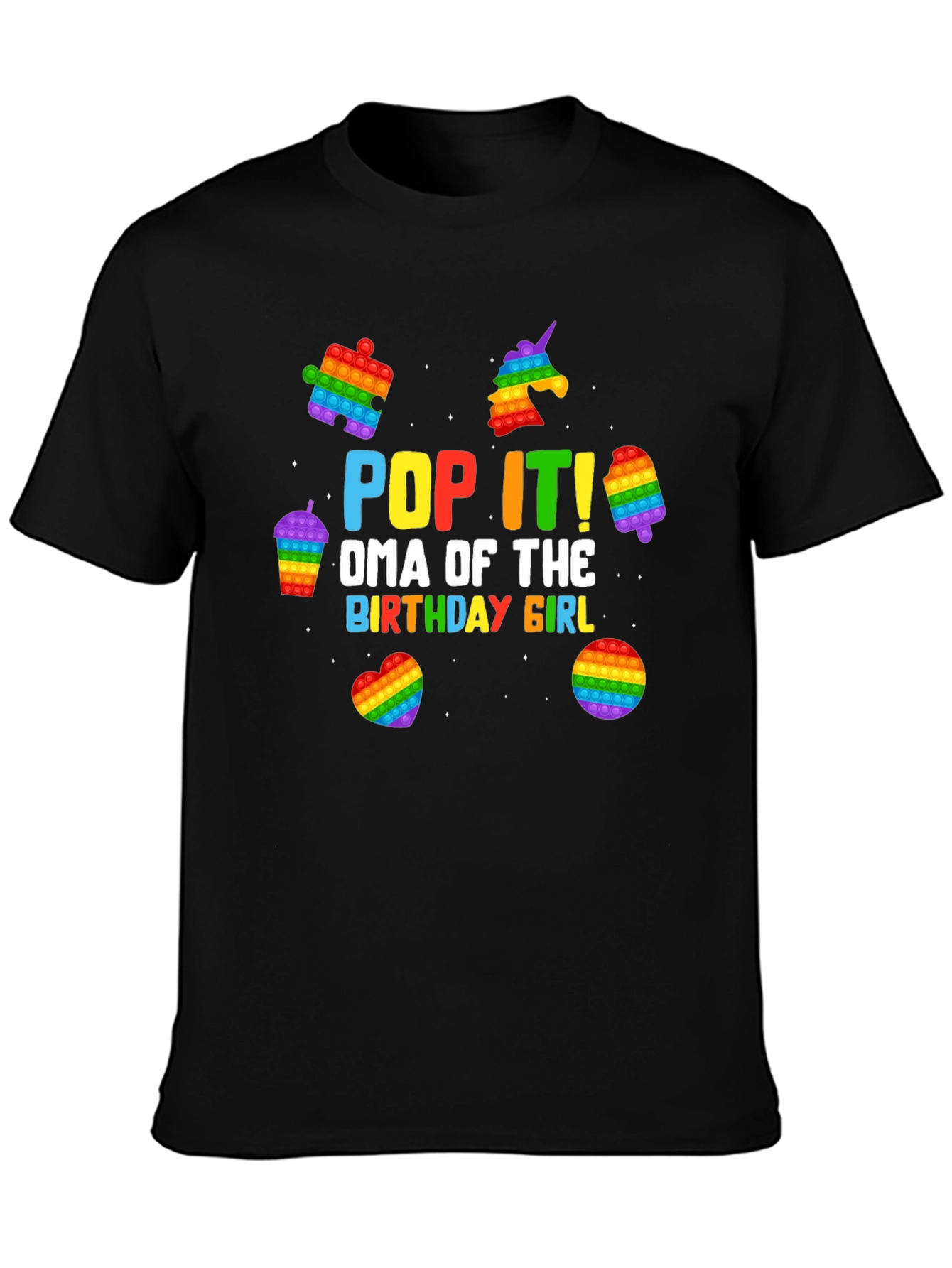 Pop It! Oma Birthday Girl T-Shirt