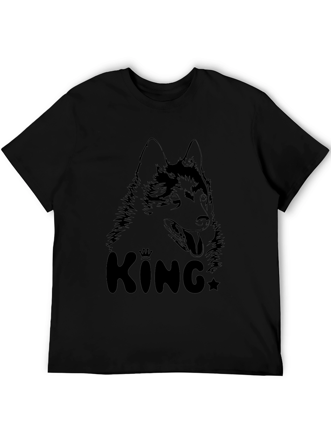 King Dog Graphic T-Shirt
