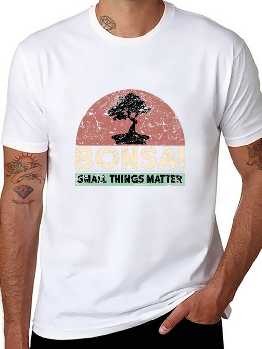 Bonsai Tree Graphic Tee - Small Things Matter T-Shirt