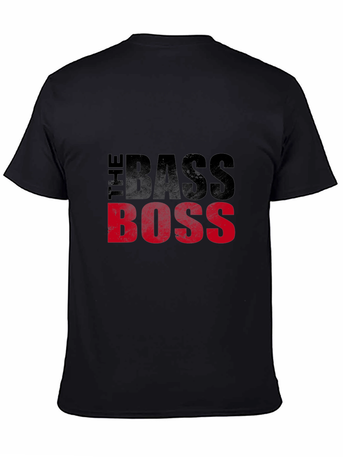 The Bass Boss Black Graphic T-Shirt