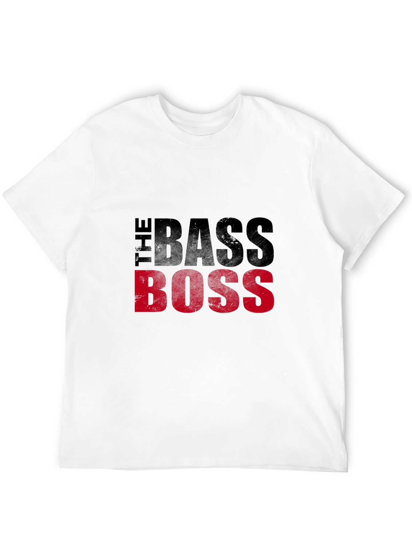 The Bass Boss Black Graphic T-Shirt