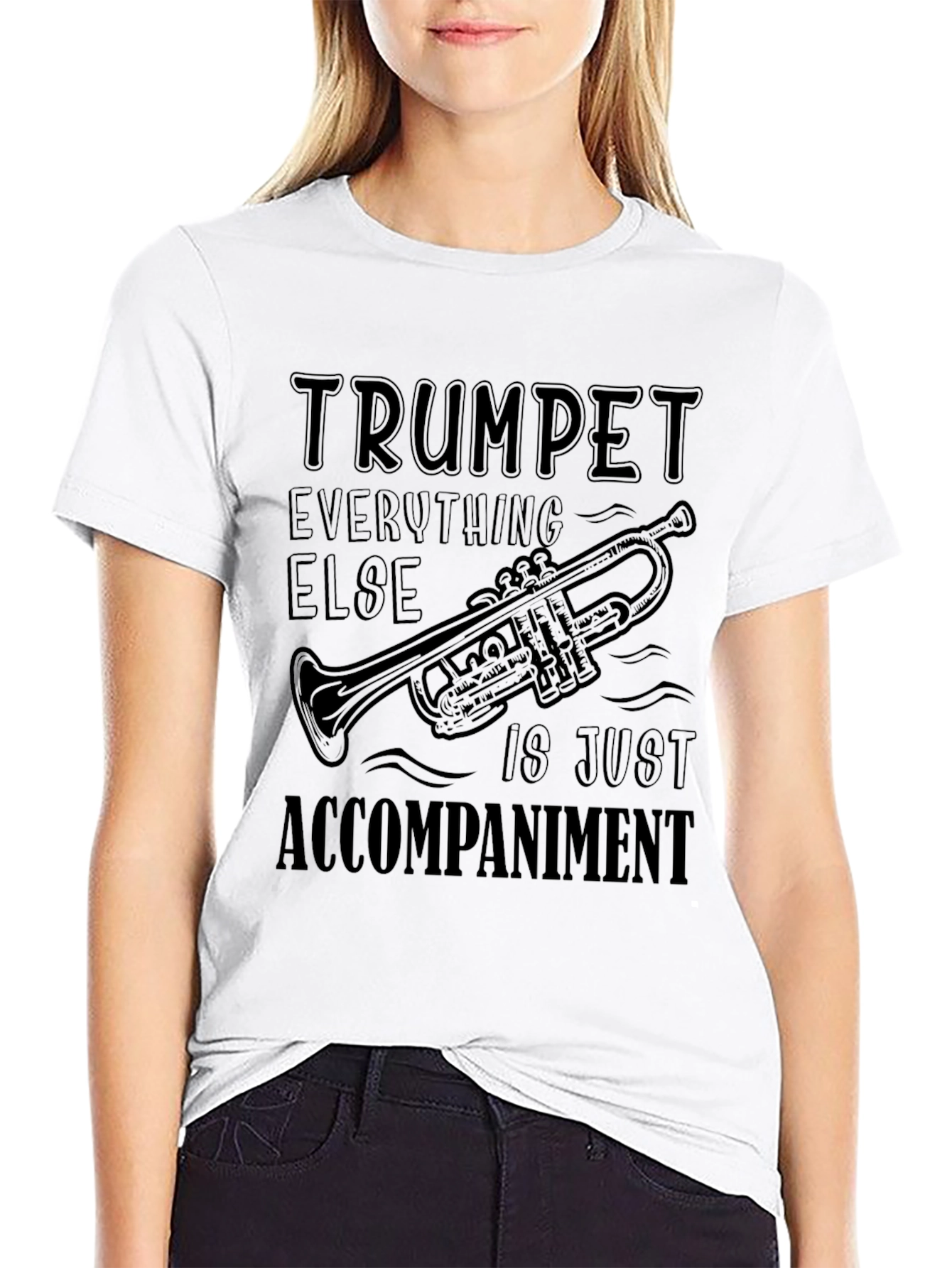 Trumpet Accompaniment Graphic T-Shirt