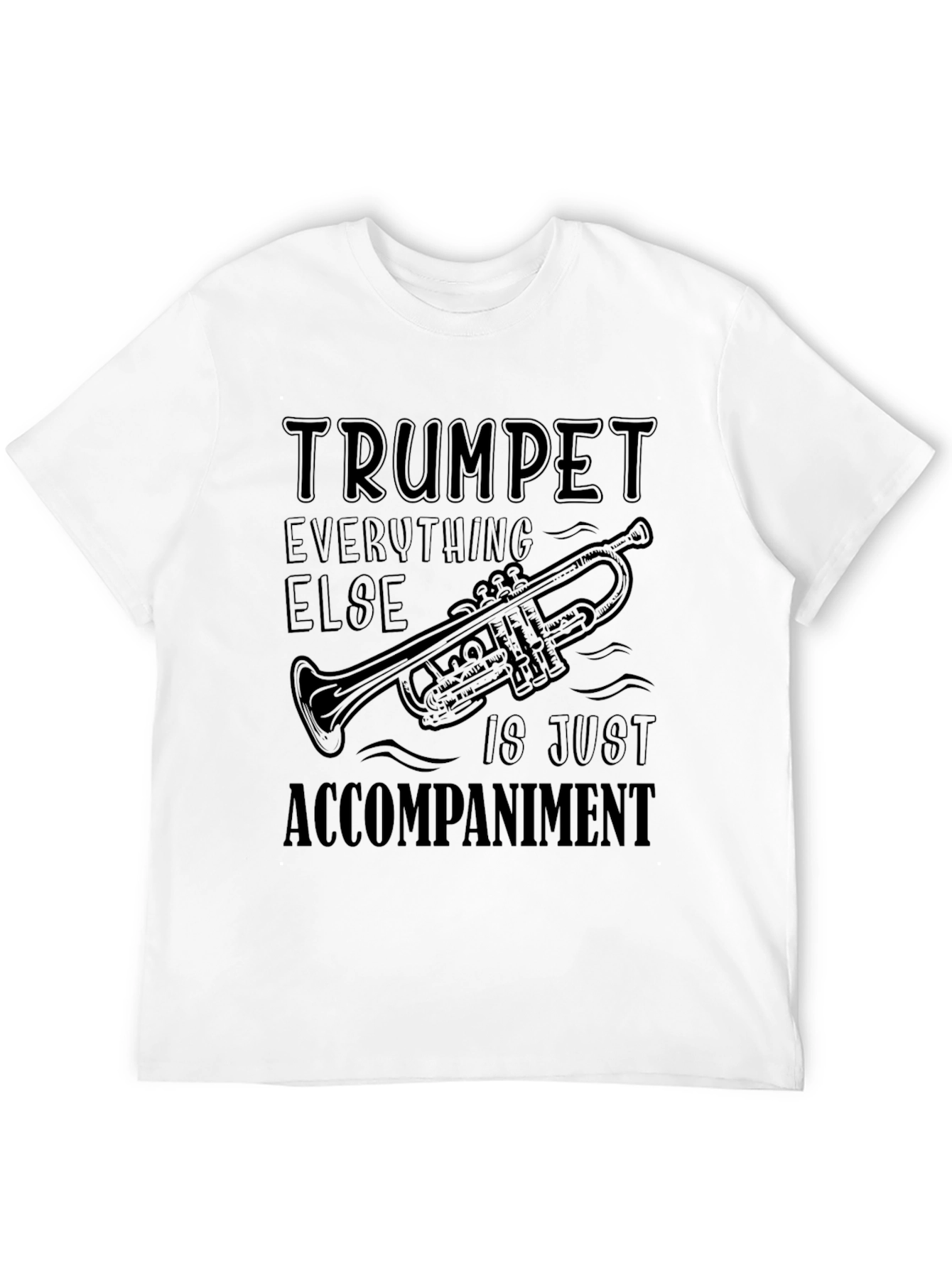 Trumpet Accompaniment Graphic T-Shirt