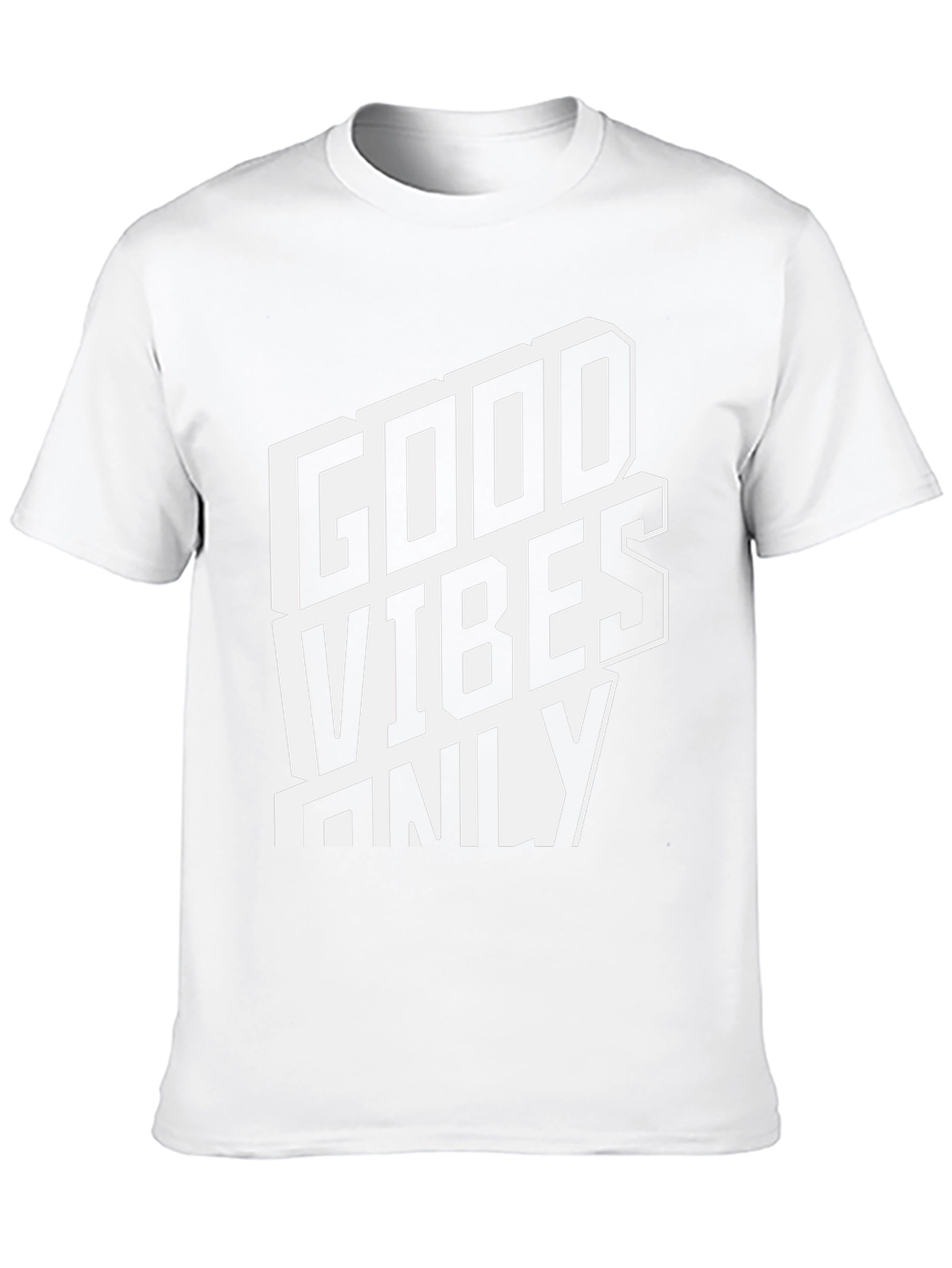 Good Vibes Only Black Graphic T-Shirt