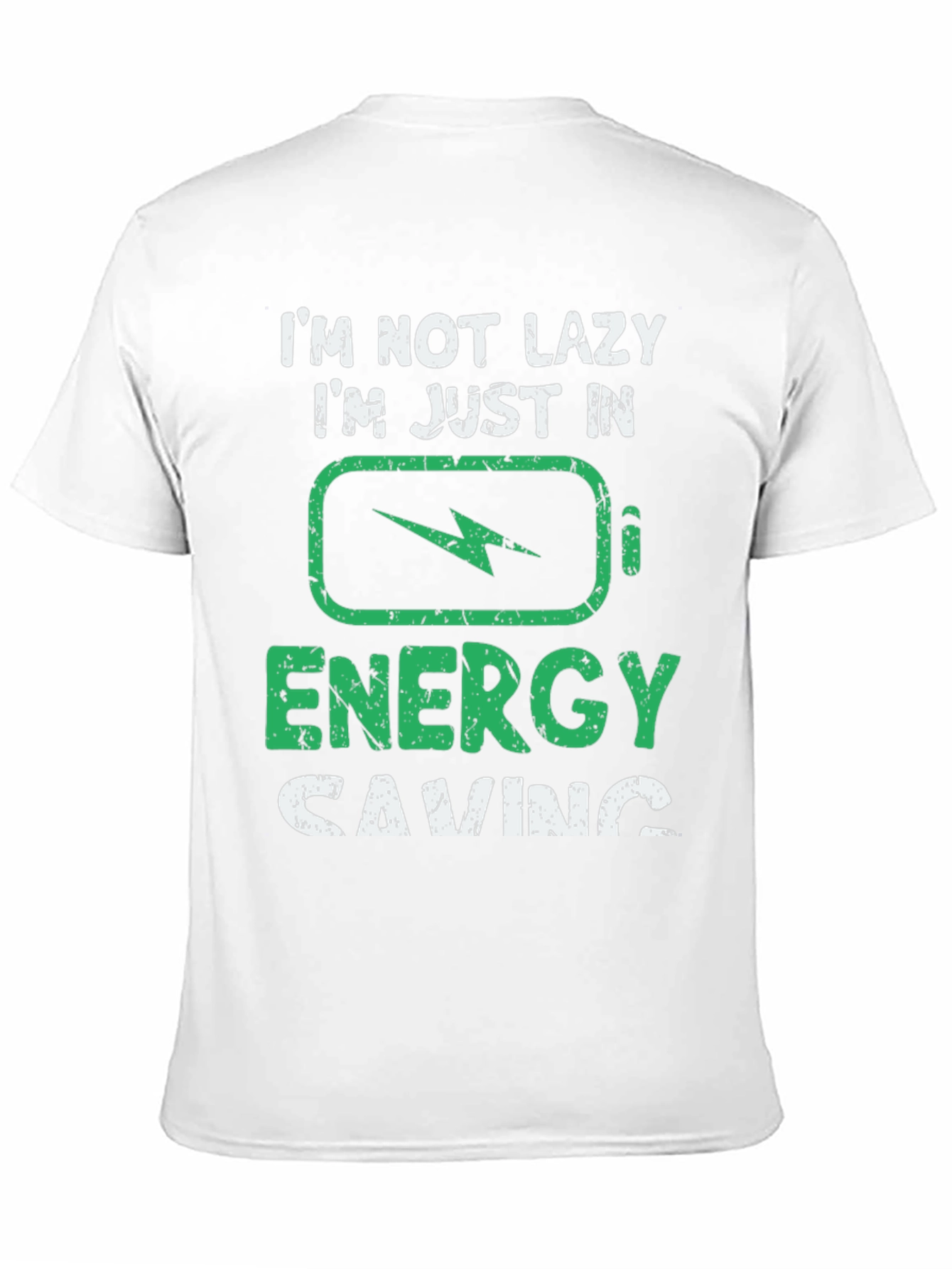 Funny Energy Saving Graphic T-Shirt
