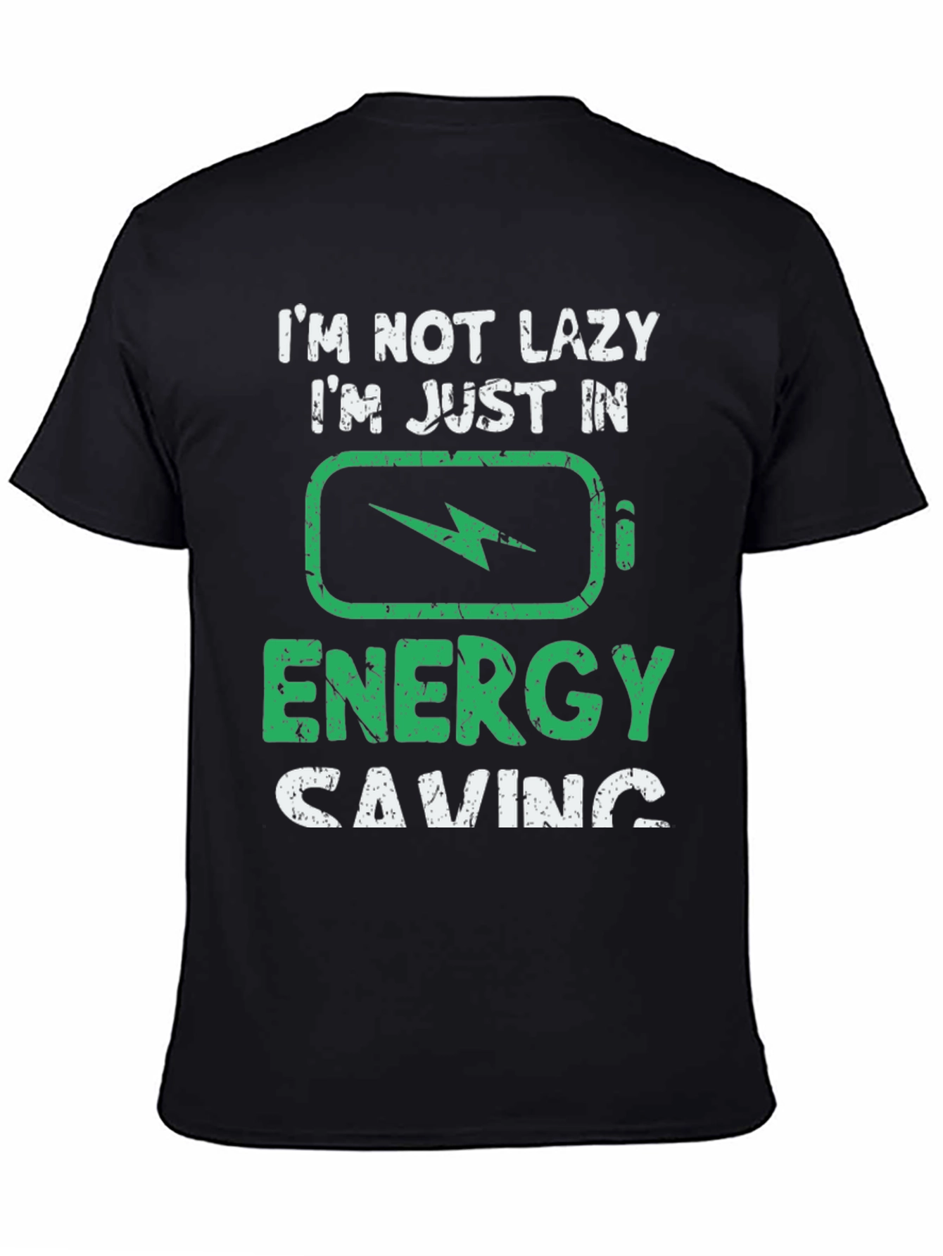 Funny Energy Saving Graphic T-Shirt