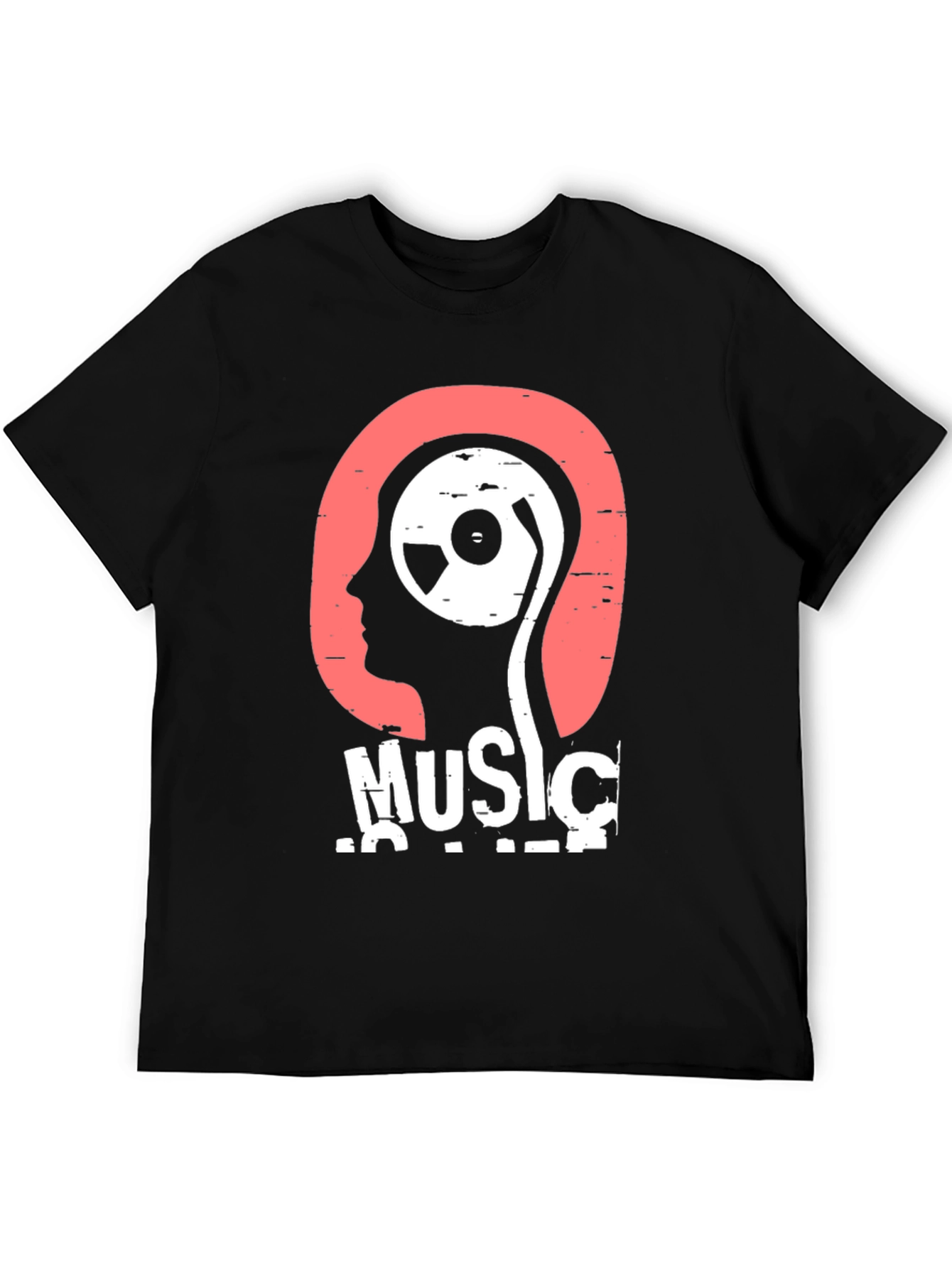 Music is Life T-Shirt - Stylish Graphic Tee