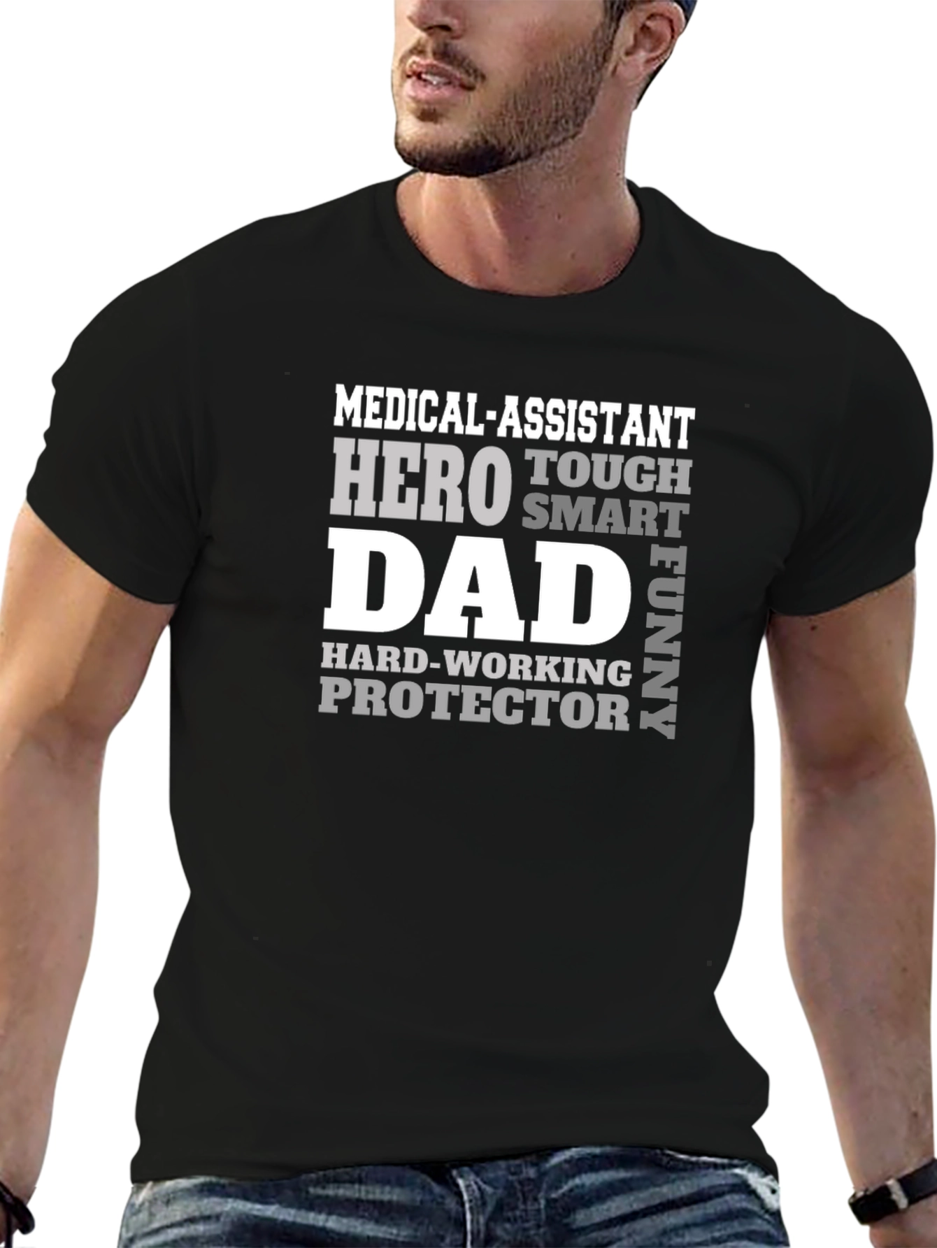 Medical Assistant Dad Hero T-Shirt