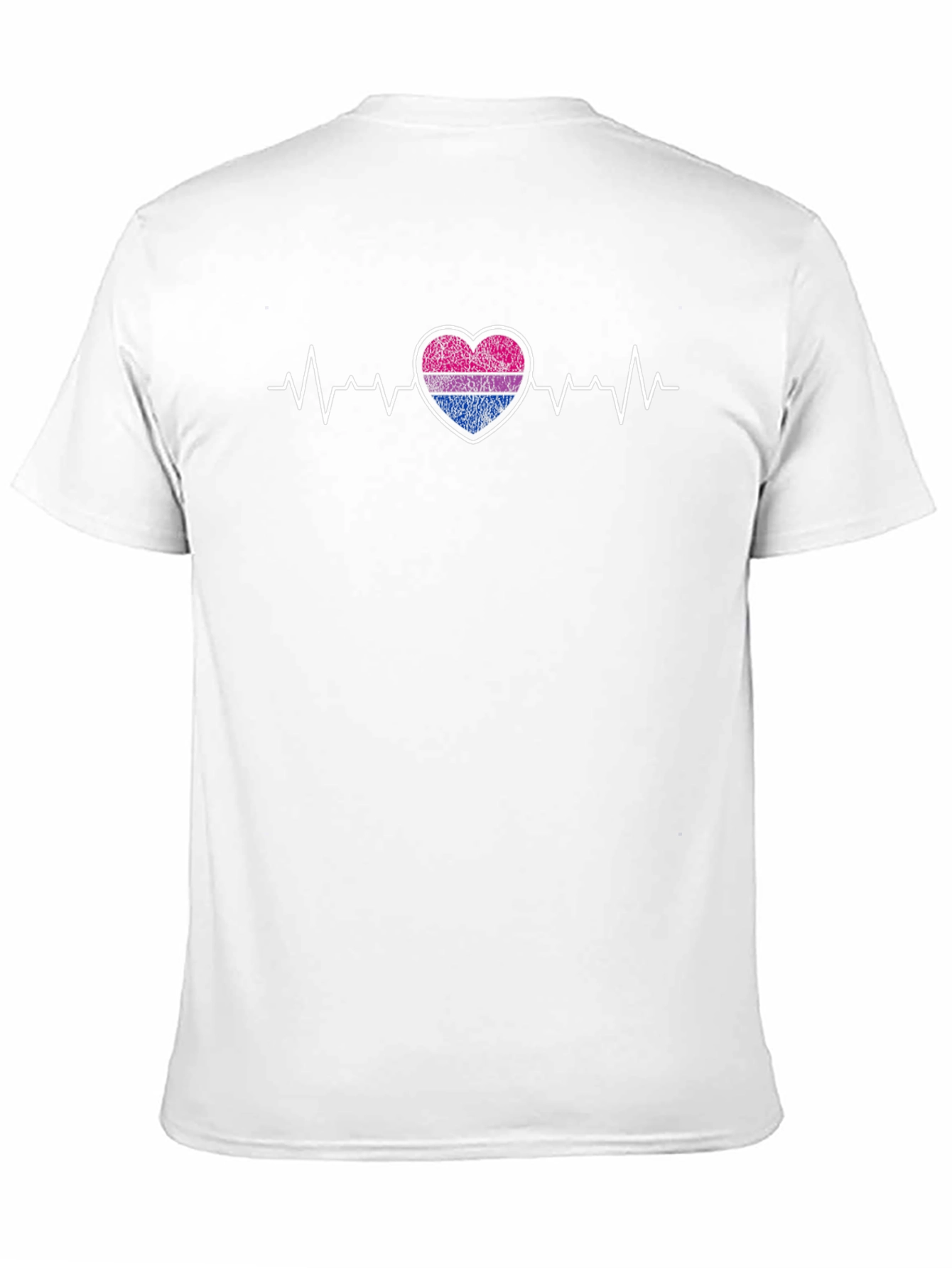 Bisexual Pride Heartbeat T-Shirt