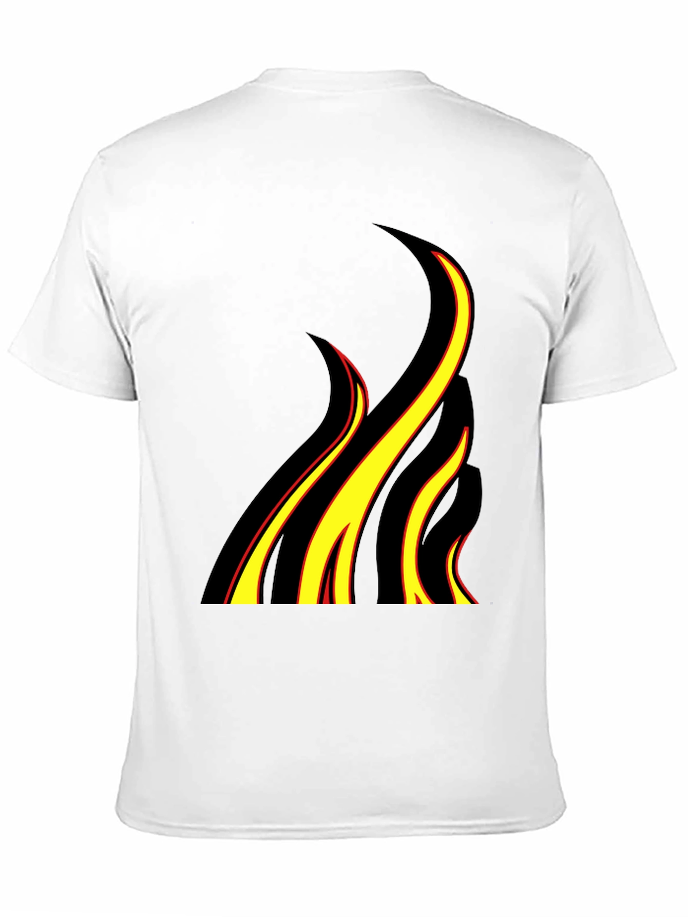 Flame Graphic Black T-Shirt - Bold & Stylish