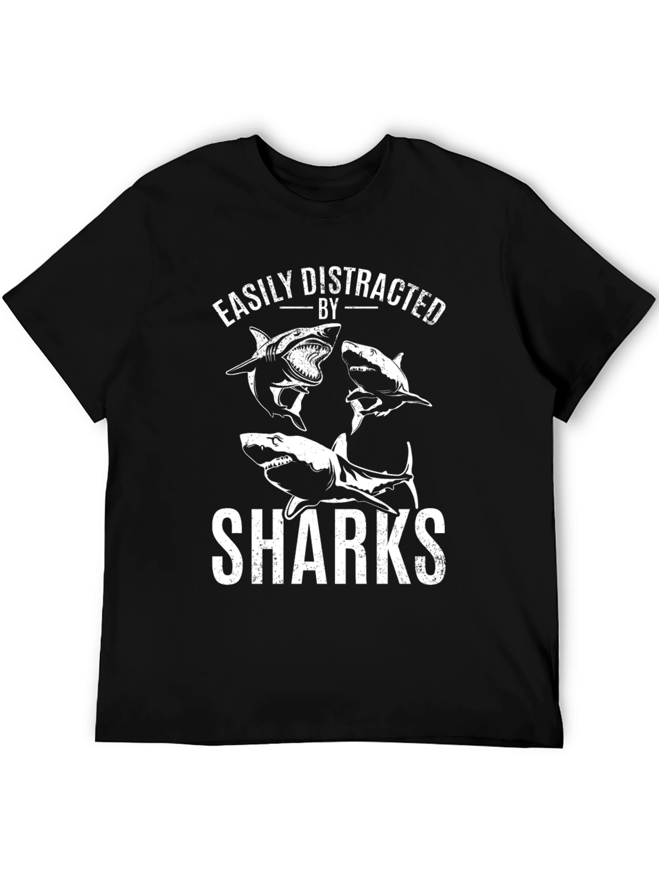 Easily Distracted by Sharks Graphic Tee