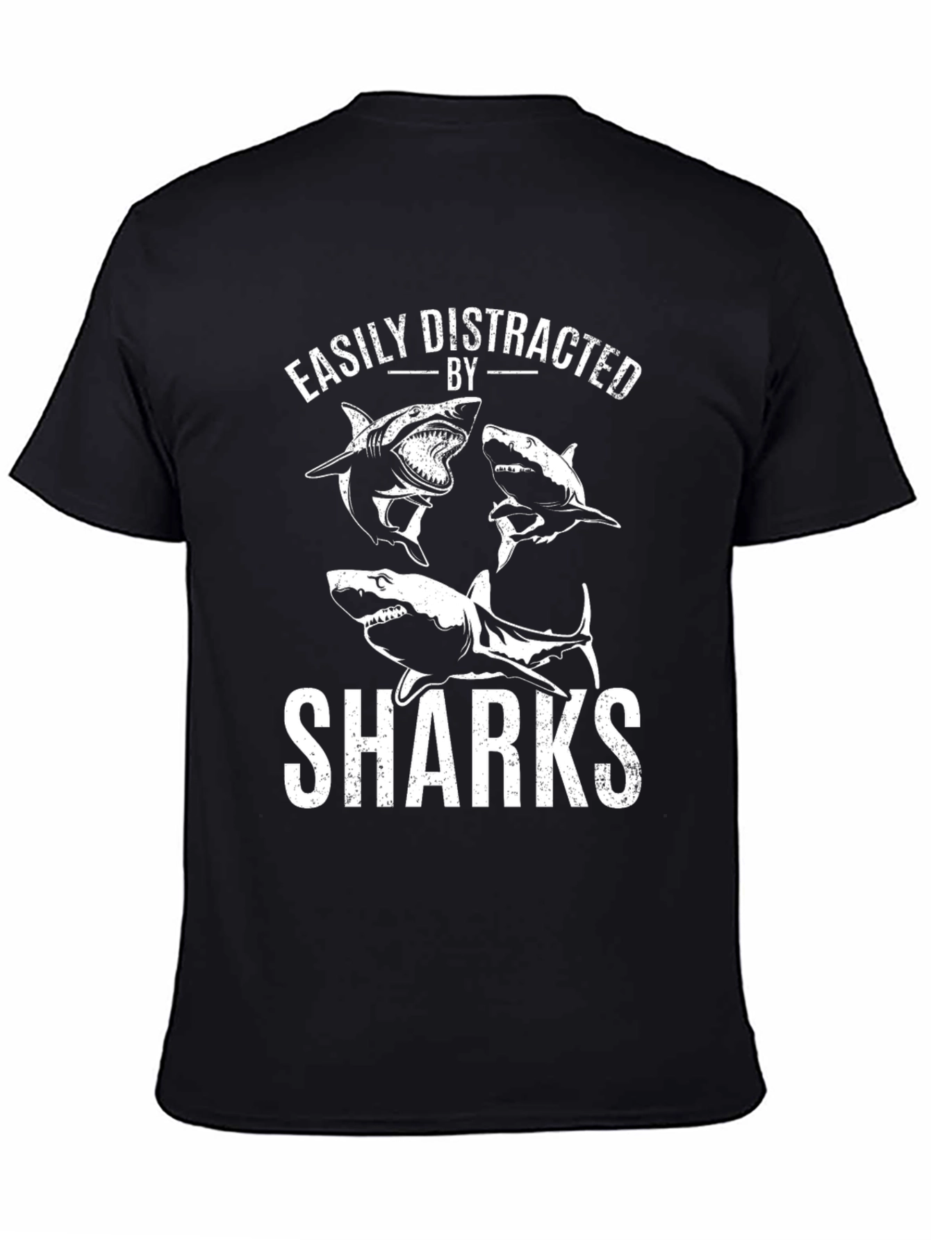 Easily Distracted by Sharks Graphic Tee