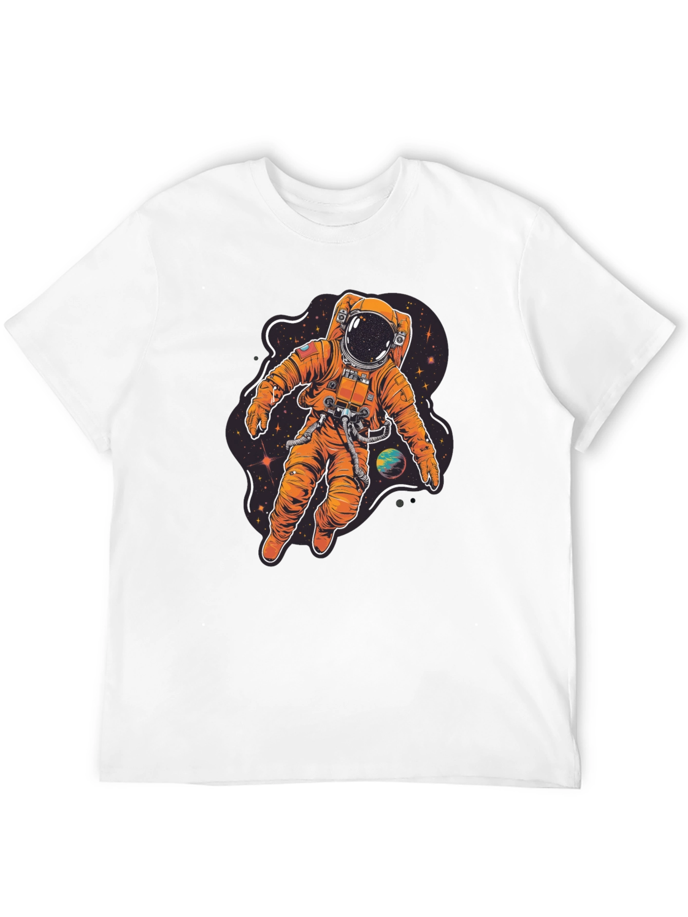 Astronaut in Space Graphic Tee