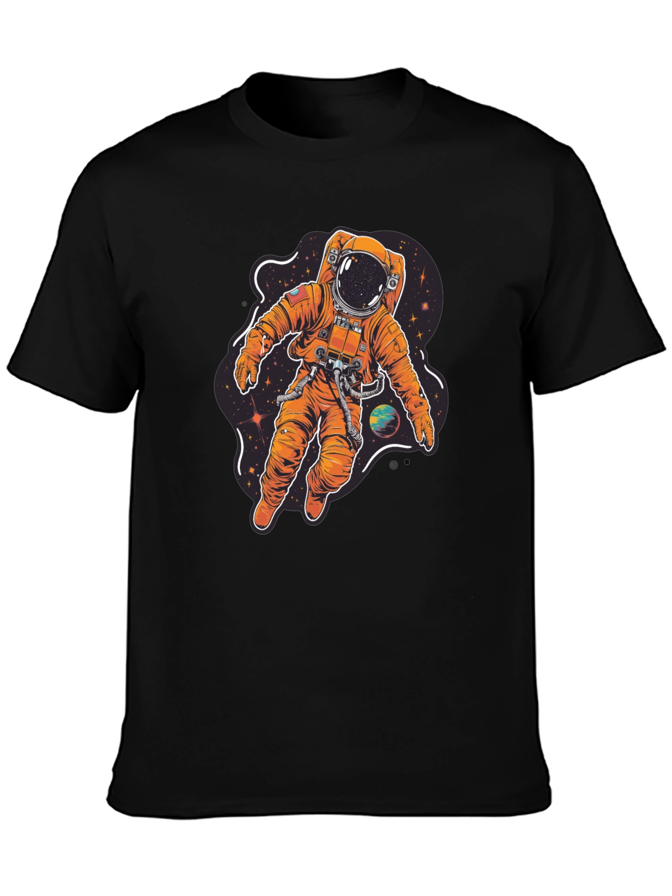 Astronaut in Space Graphic Tee