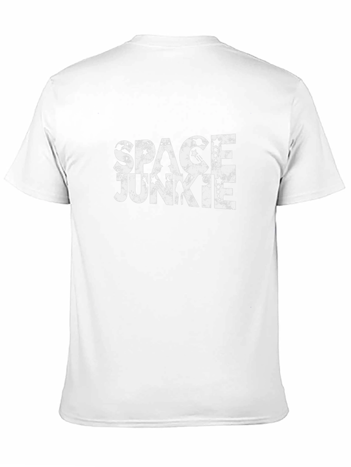 Space Junkie Black T-Shirt - Unique Graphic Tee