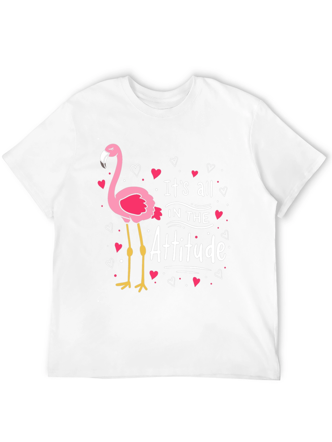 Flamingo Attitude Graphic T-Shirt