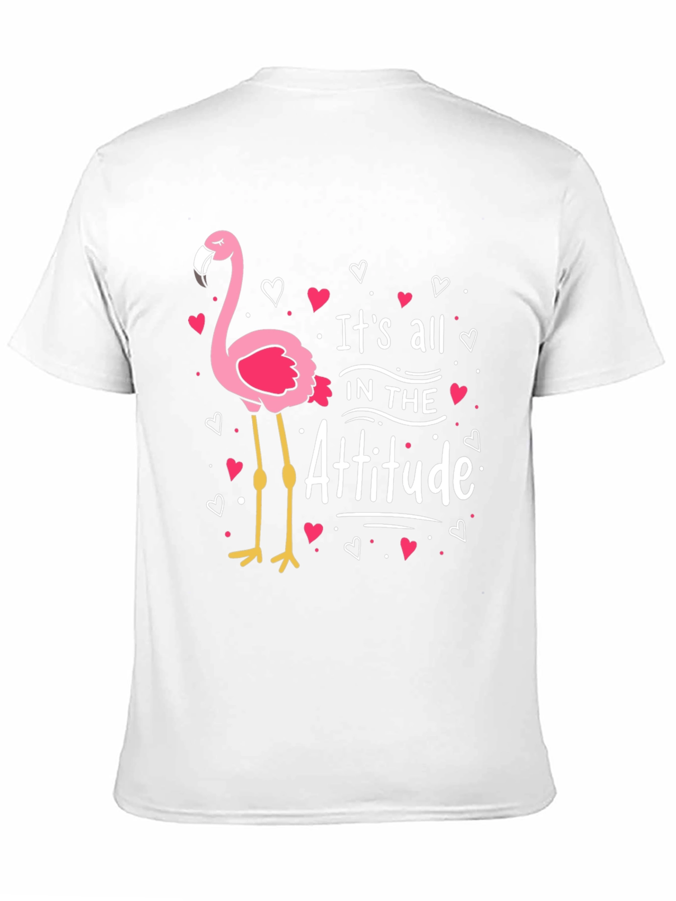 Flamingo Attitude Graphic T-Shirt