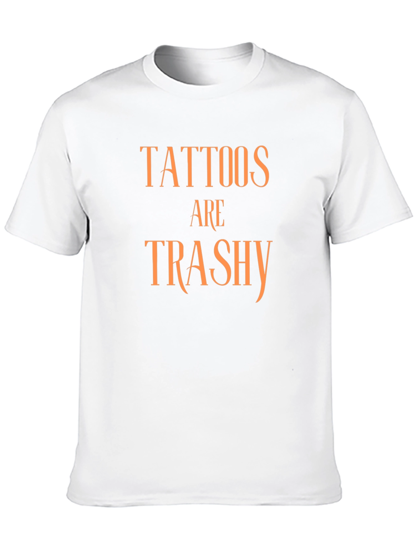 Tattoos are Trashy Graphic Tee - Black