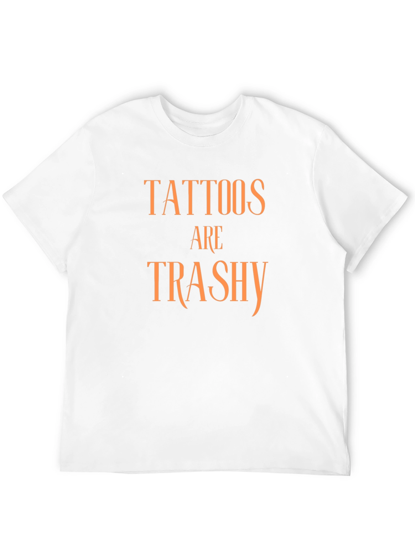 Tattoos are Trashy Graphic Tee - Black