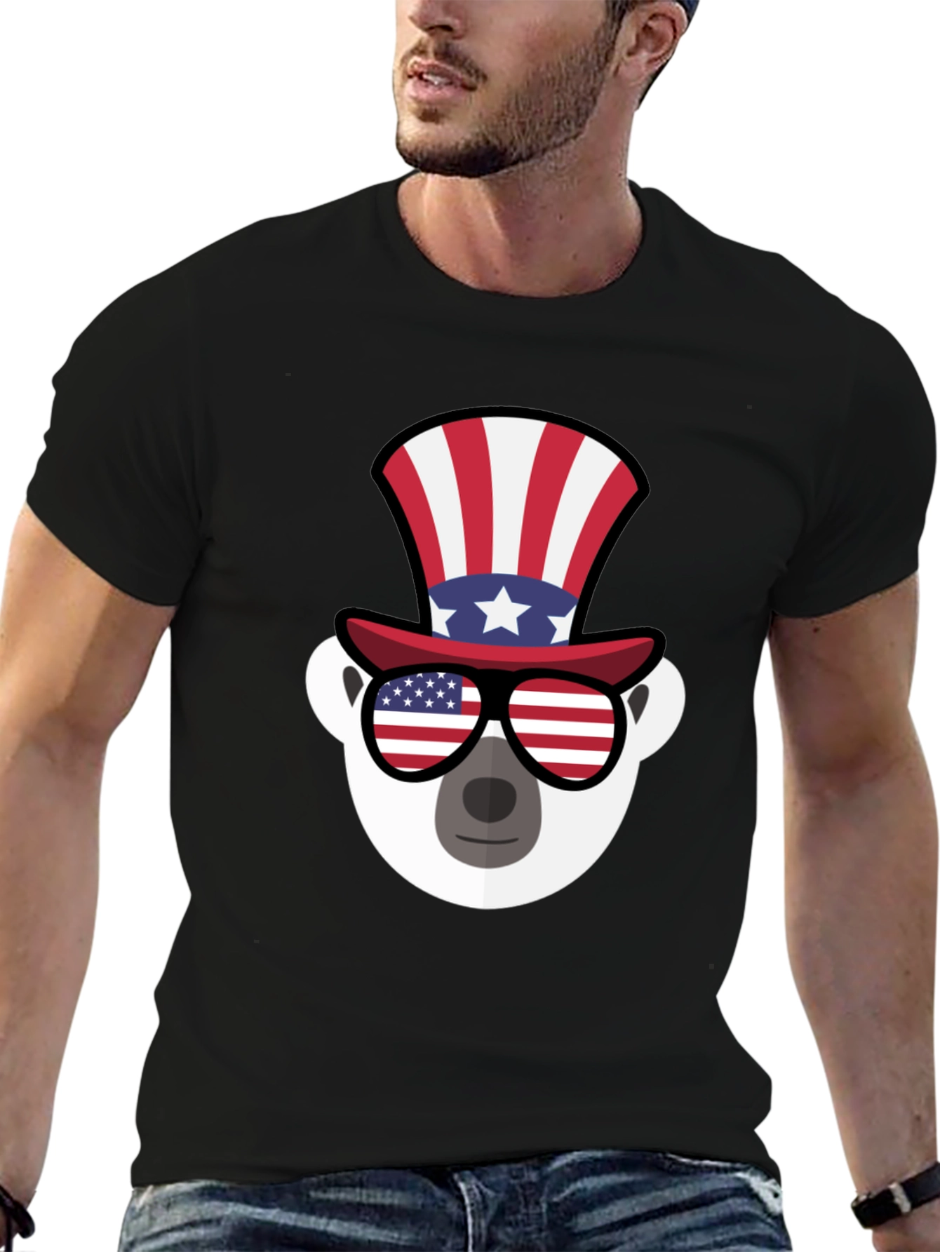 Patriotic Koala Graphic T-Shirt