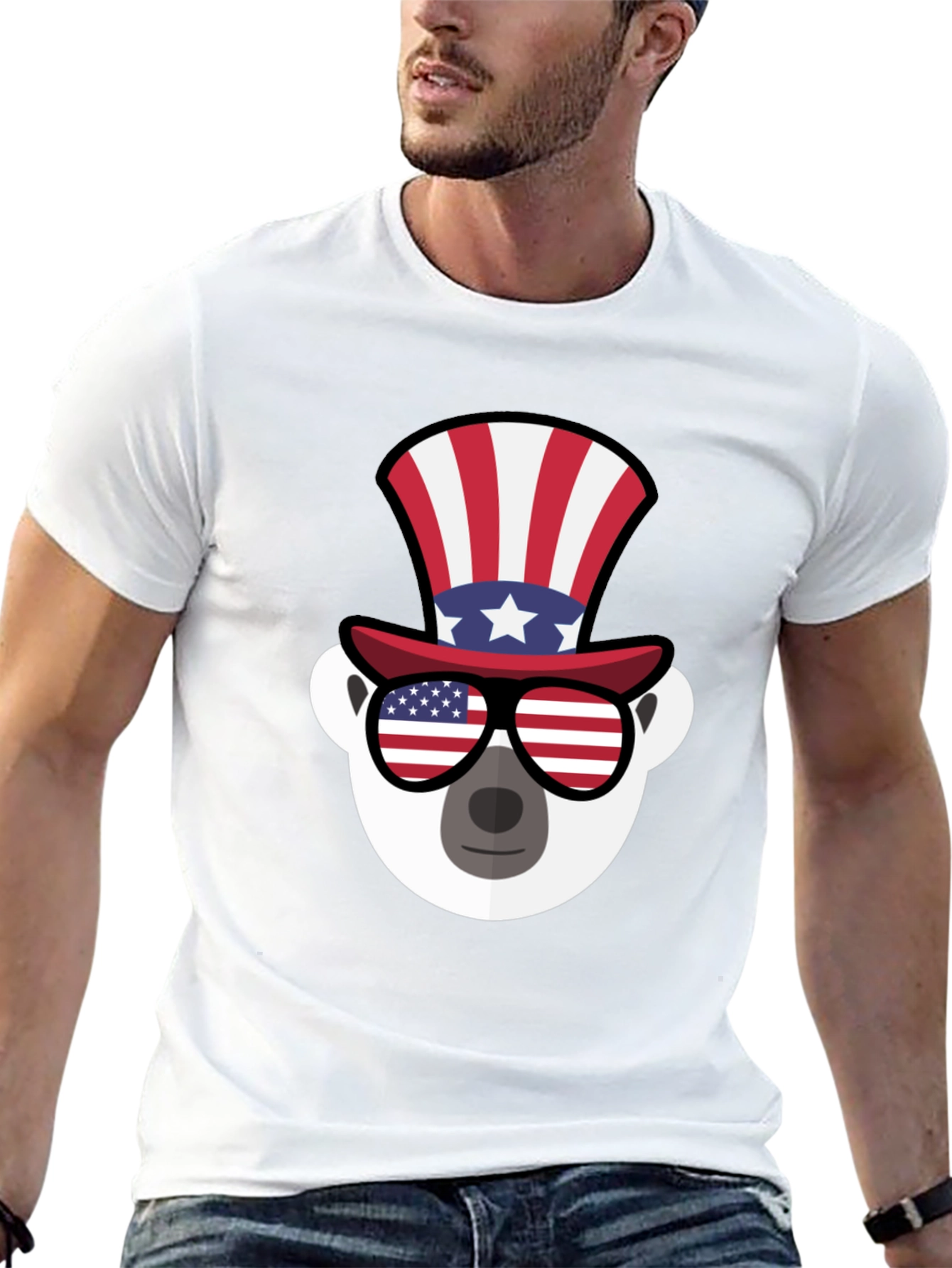 Patriotic Koala Graphic T-Shirt