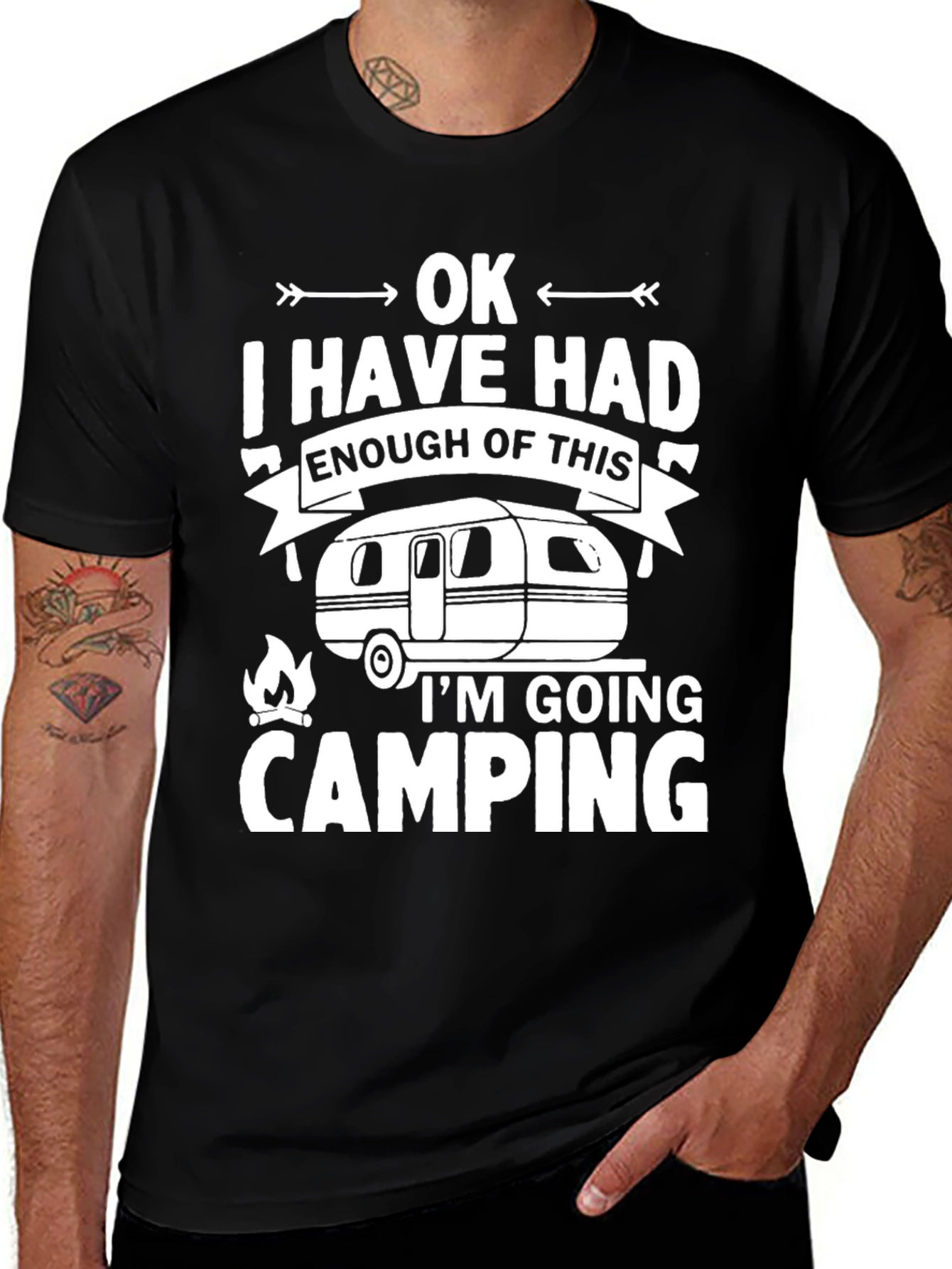 Funny Camping T-Shirt - OK I Have Had Enough