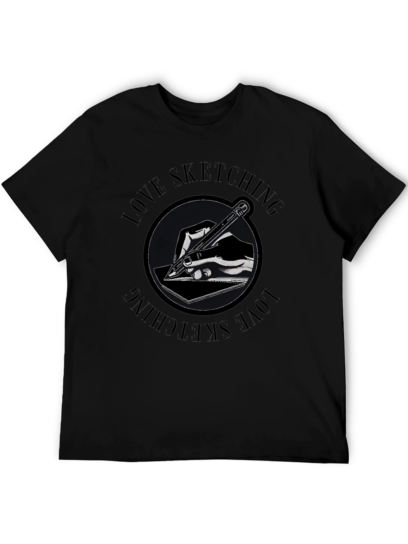 Love Sketching Graphic Tee - Artistic Drawing Shirt
