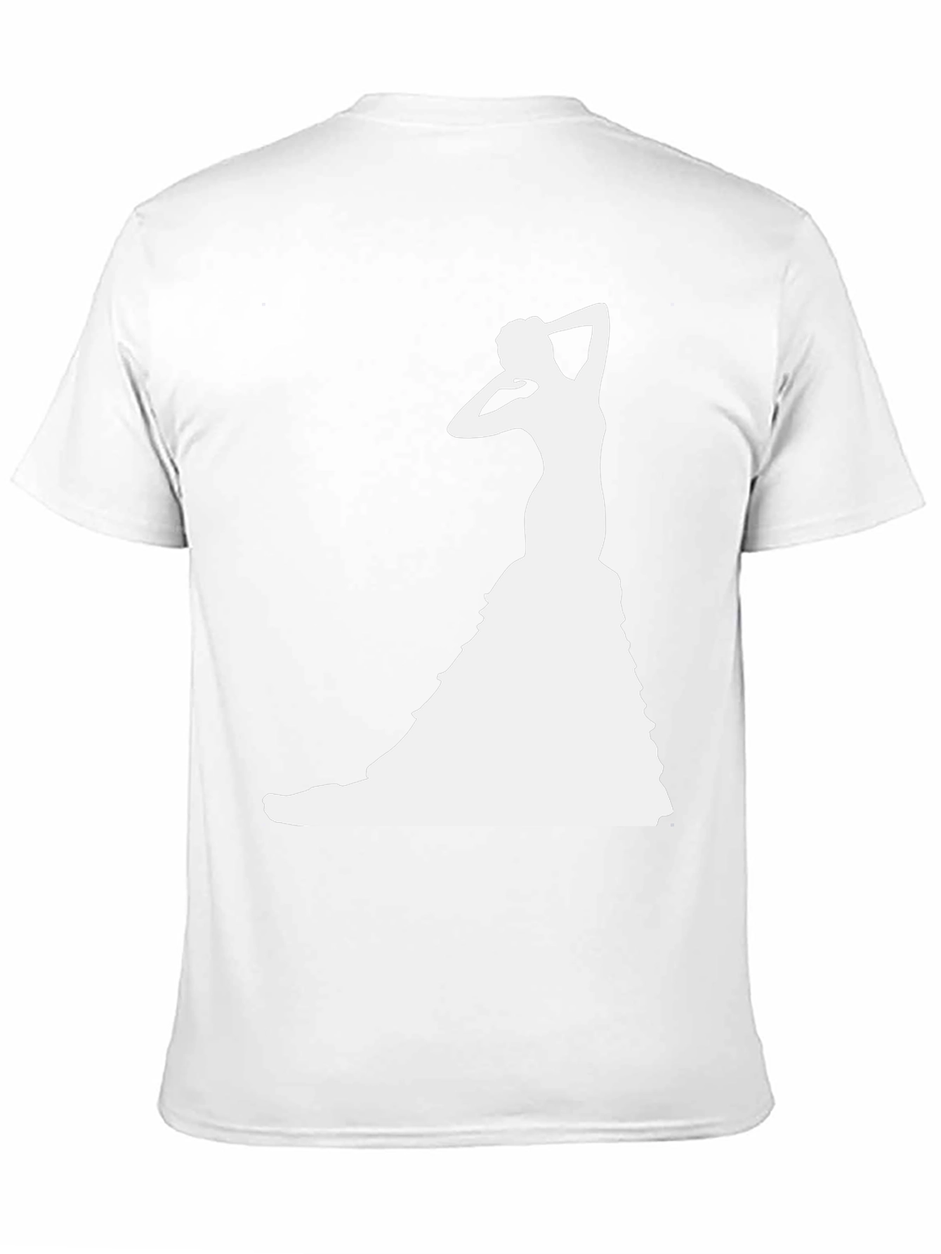 Elegant Dancer Graphic Tee - Stylish Silhouette Shirt