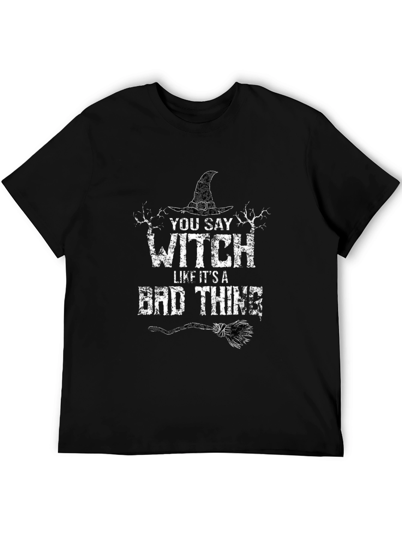 Witch Graphic Tee - Funny Halloween T-Shirt